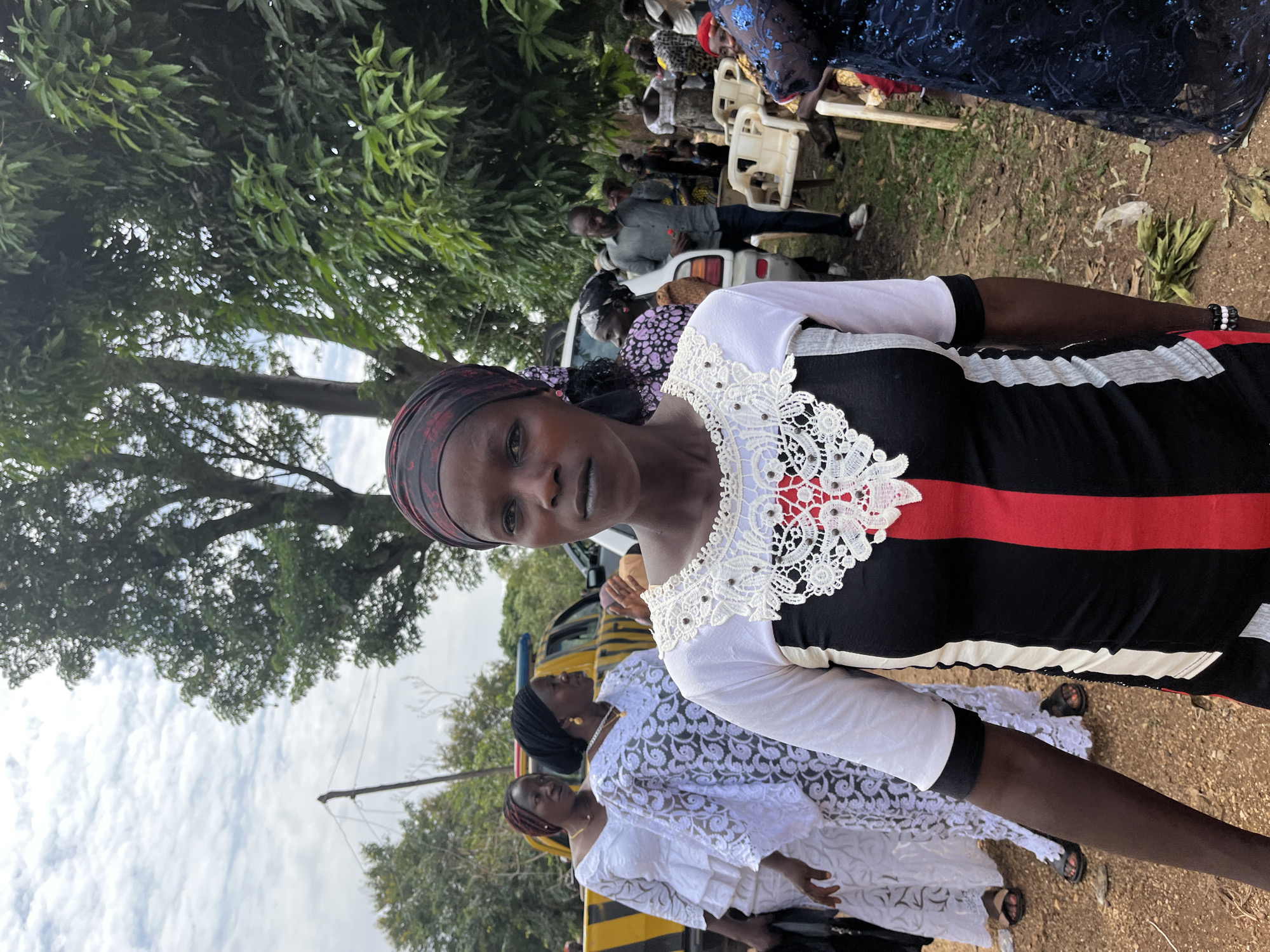 Small outdoor gathering observed in Ganawuri, Nigeria