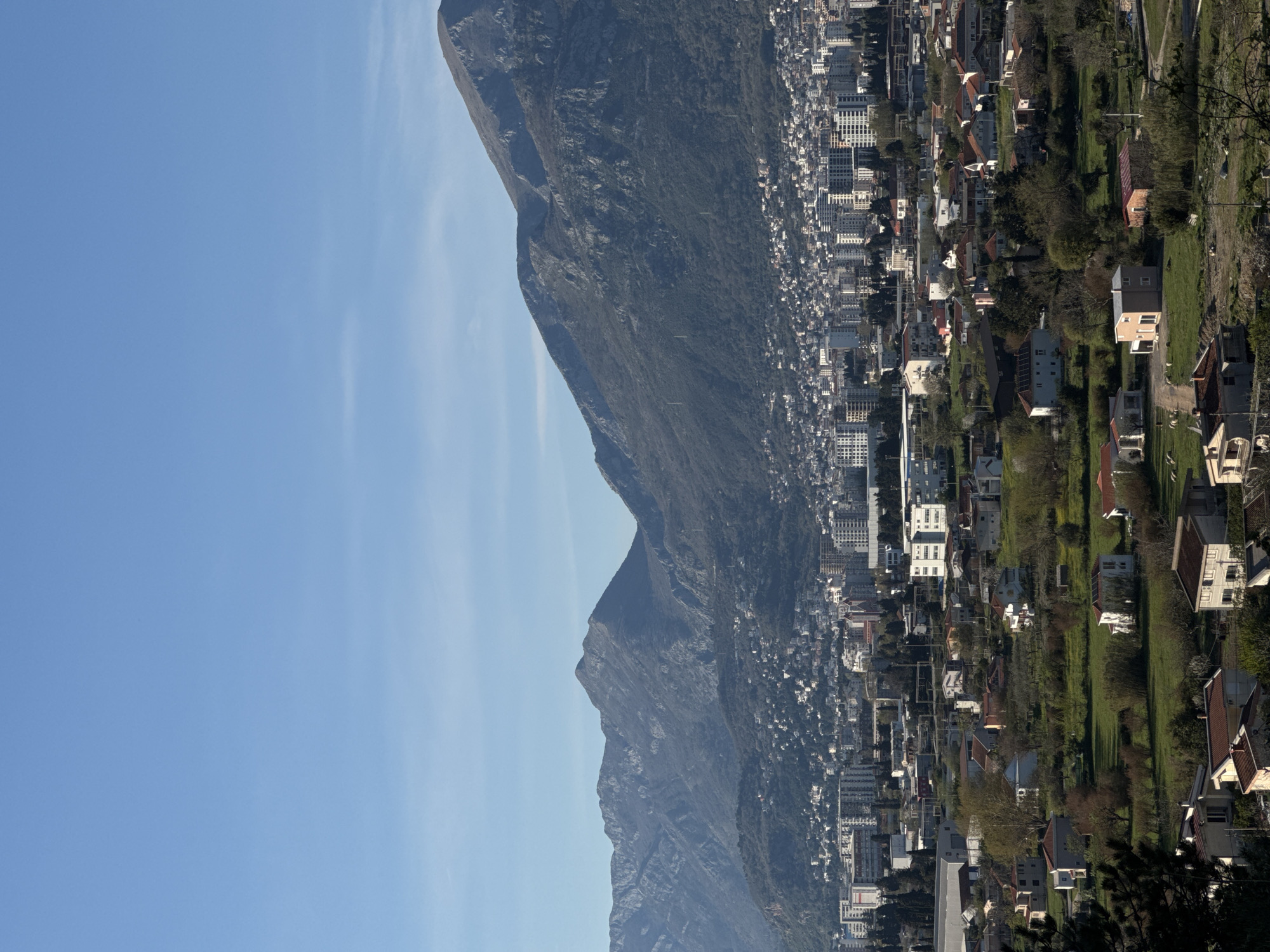 Mountainside urban landscape documented in Tomba, Montenegro