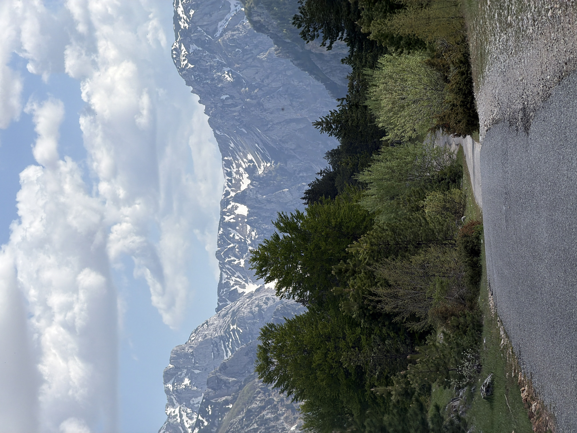 Mountain road scene documented in Mala Crna Gora, Montenegro
