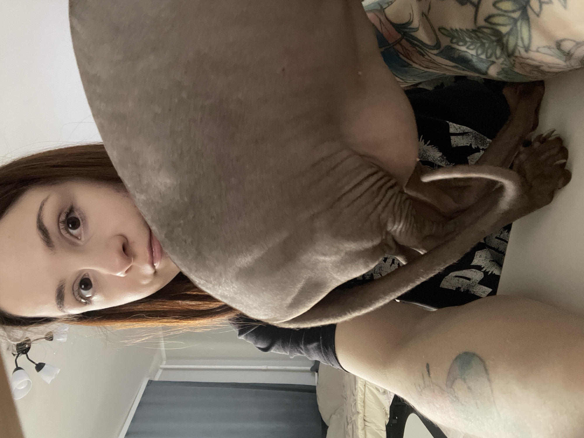 Woman documents daily moments with Sphynx cat companion