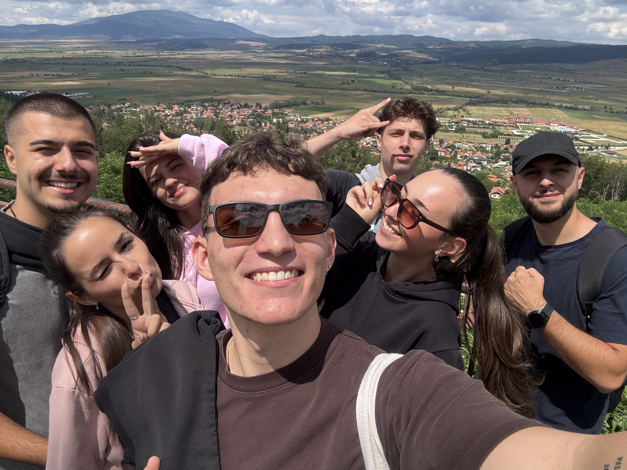 Hilltop views and wildflowers in Belchin, Bulgaria