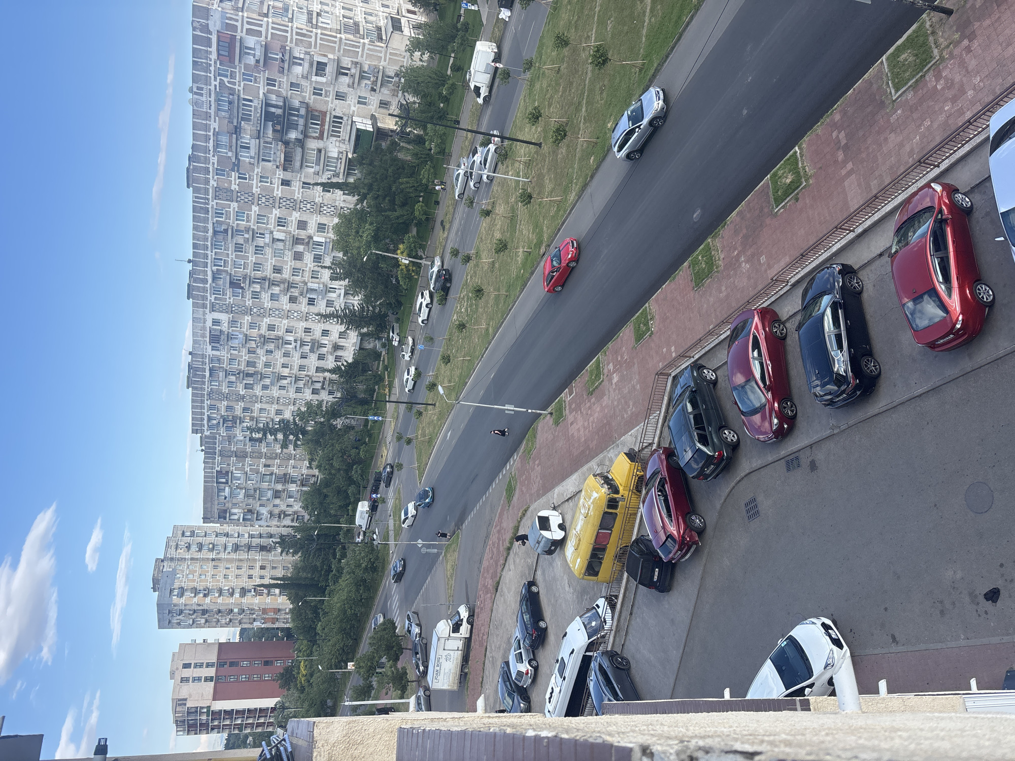 Tbilisi residential streets on a summer afternoon