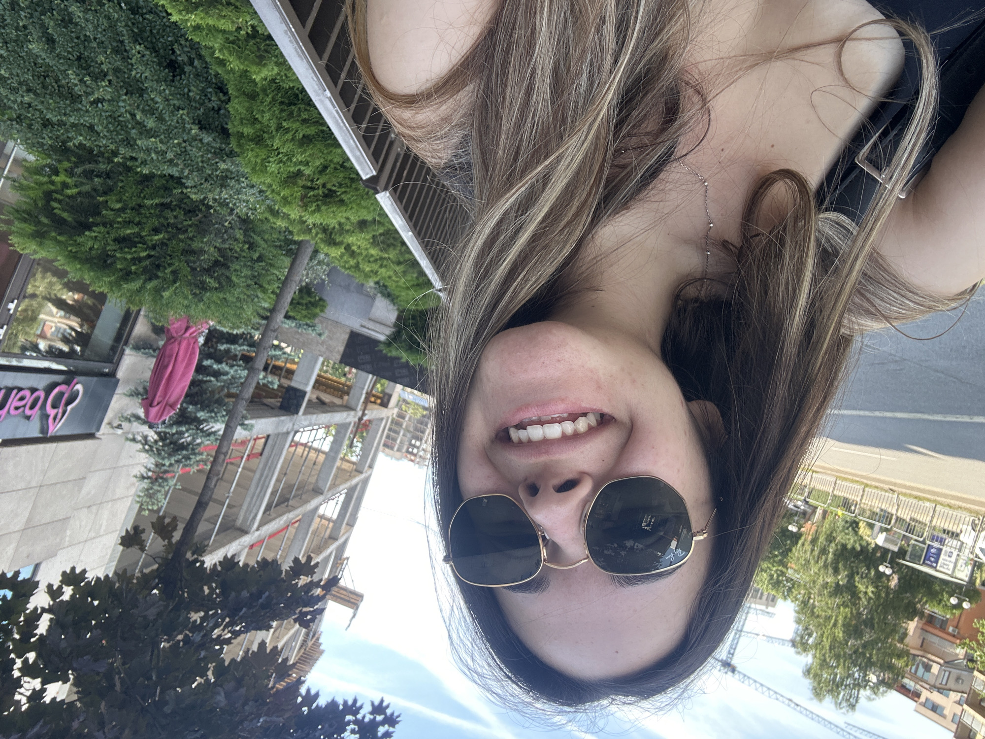 Morning selfie session documented during Sofia bus commute