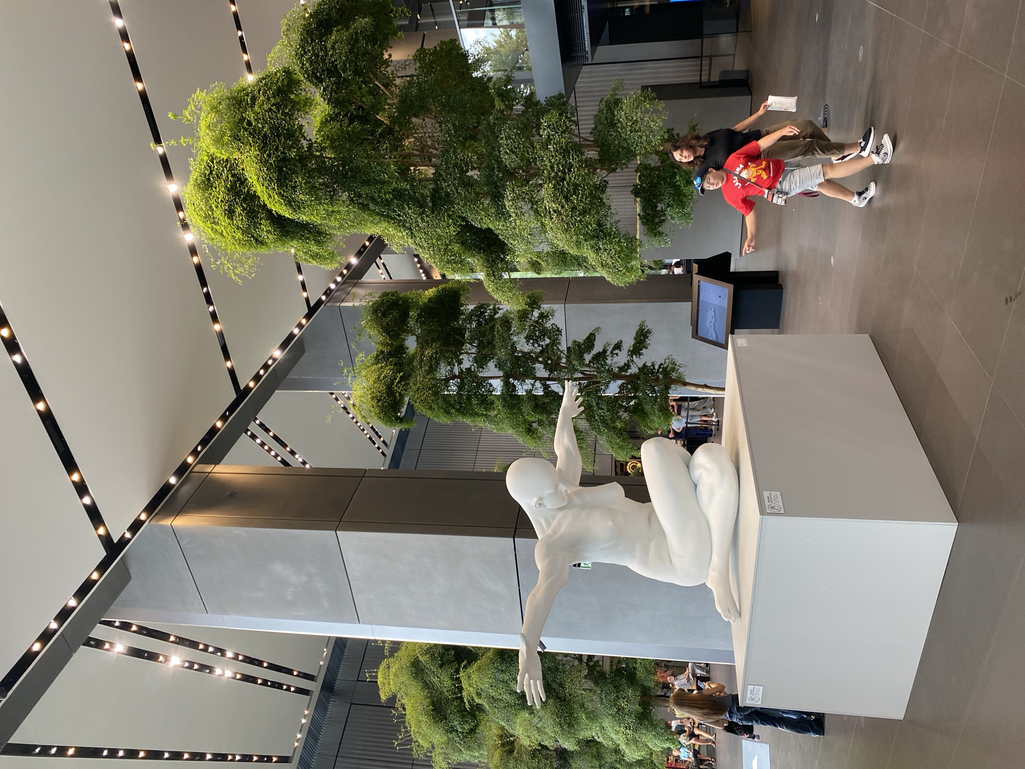 Inside a Warsaw gallery and out on its streets