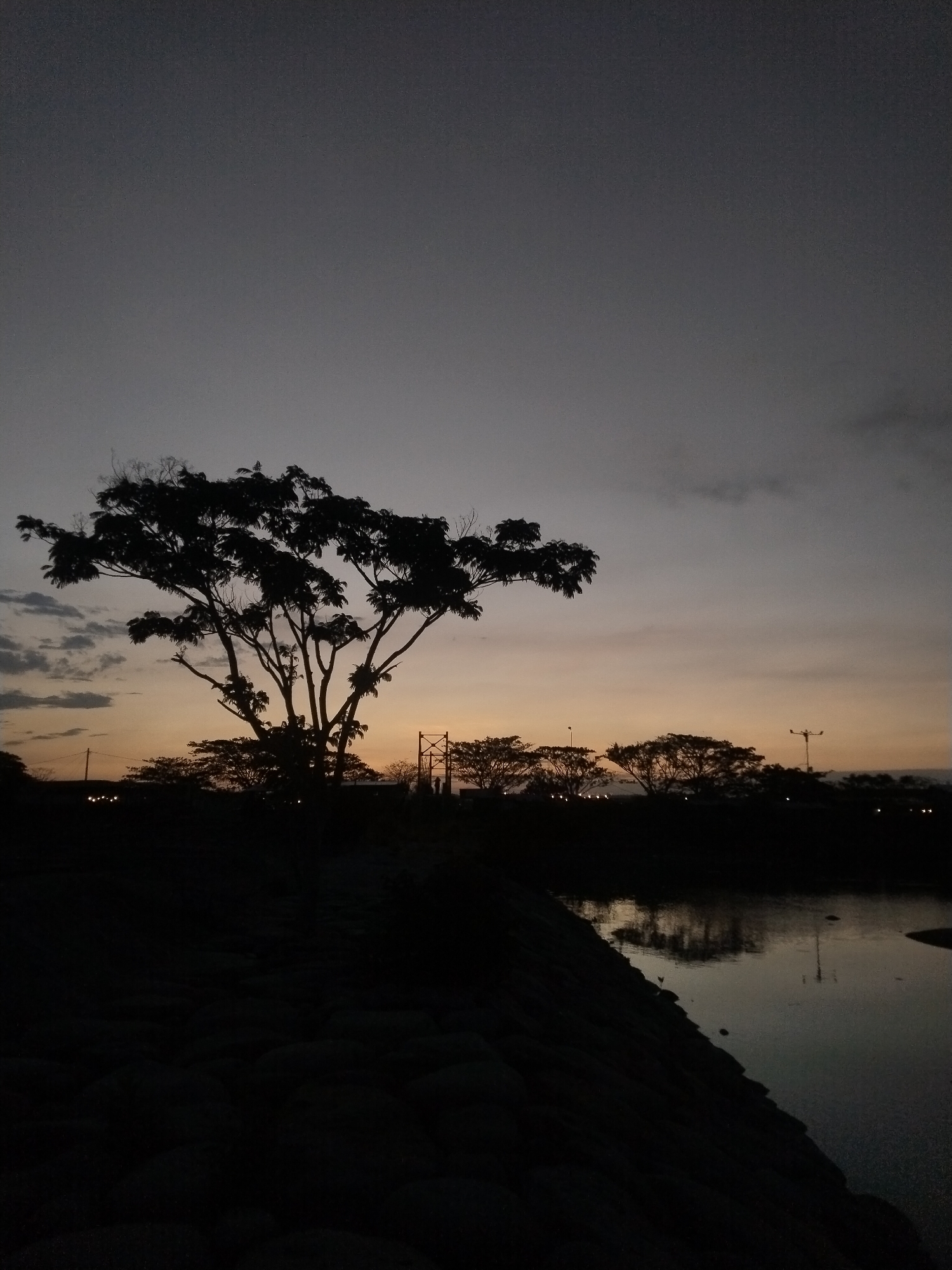 Coastal scenes documented in Lhokseumawe, Indonesia during morning hours