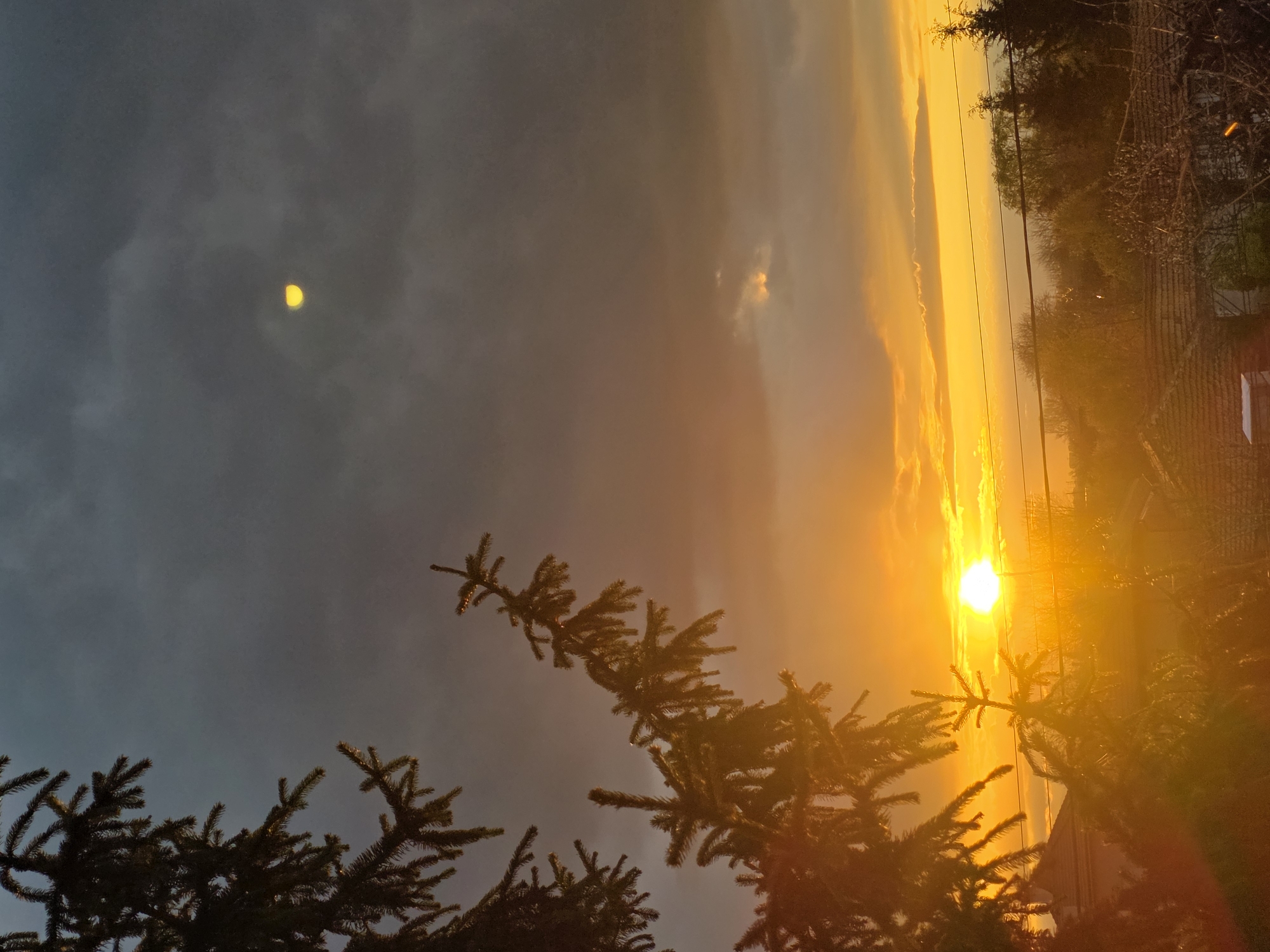 Evening sunset and indoor moments captured in Yagodovo, Bulgaria