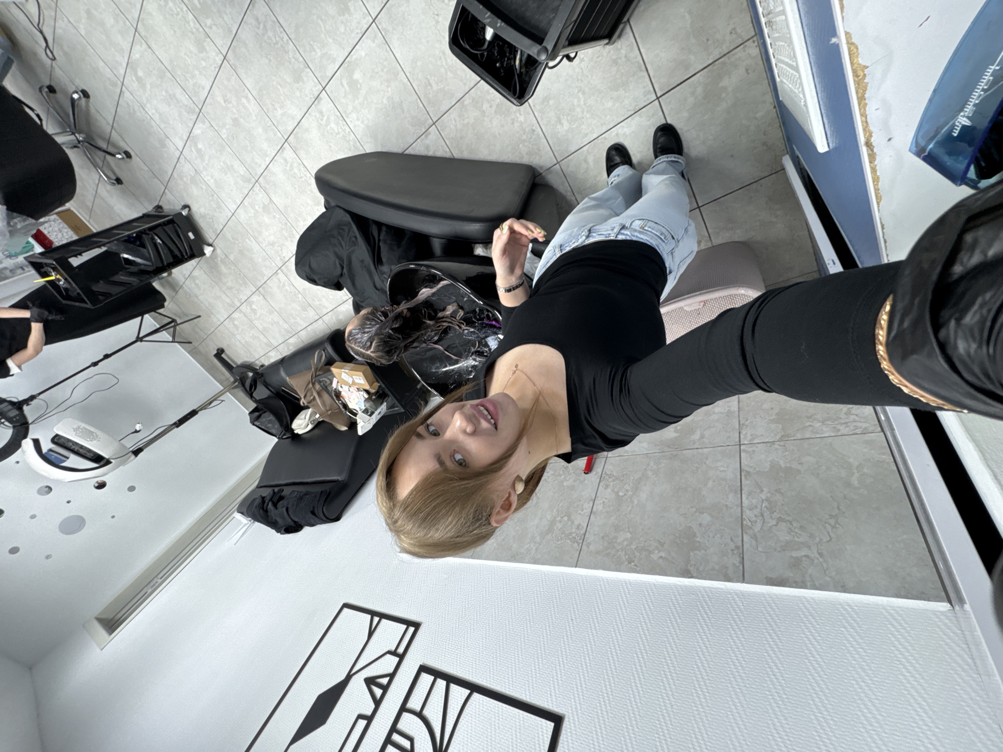 Full hair salon session in Chaikovsky, start to finish