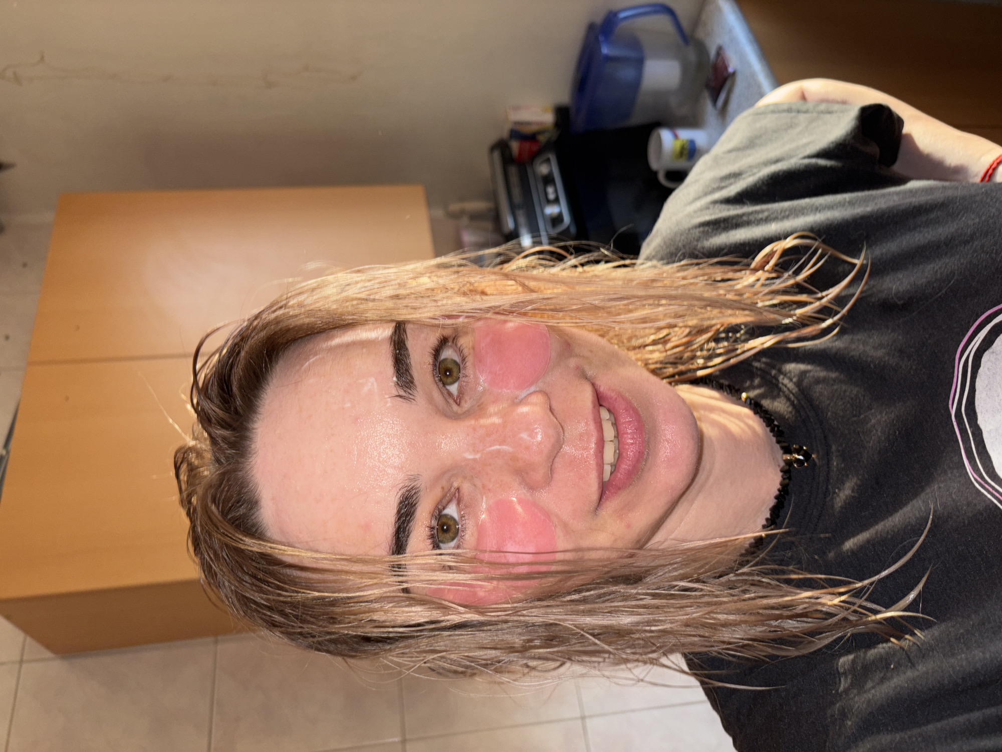Woman documents skincare routine and casual dinner in Murino