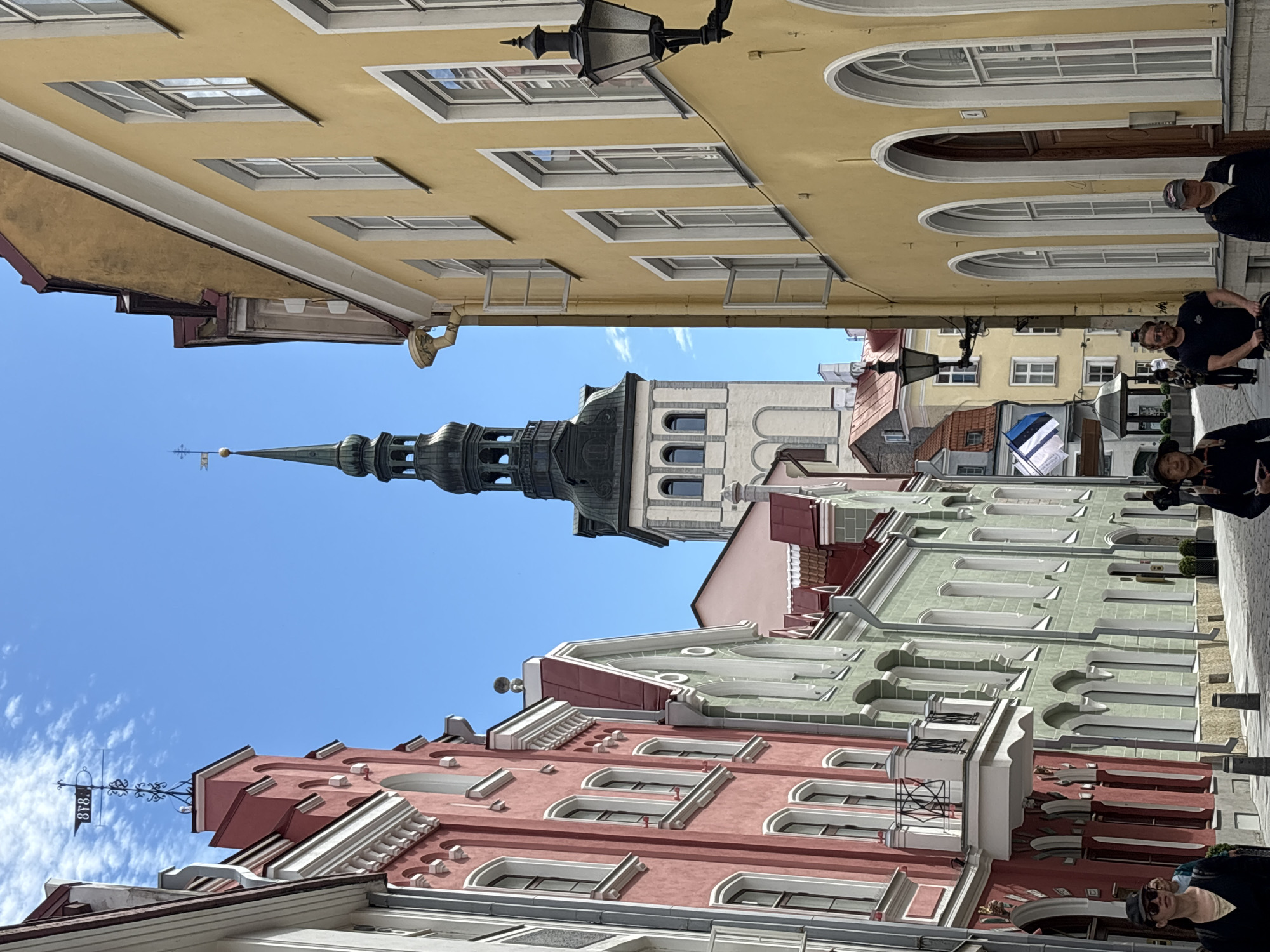 Tallinn Old Town afternoon: architecture, street art, and a wedding limo