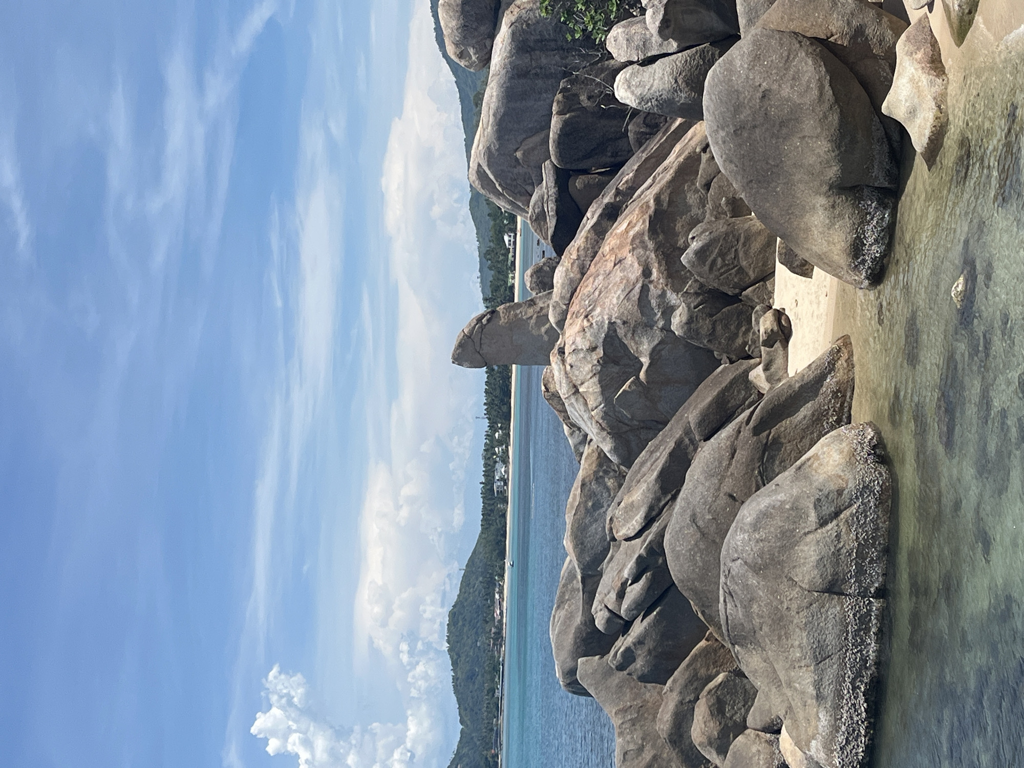 Tourist captures iconic rocks and spirit shrines in Thailand