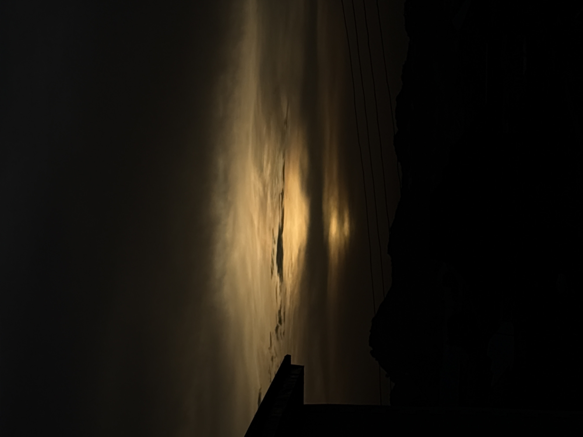 Dramatic sunset photographed over Bukuru, Nigeria