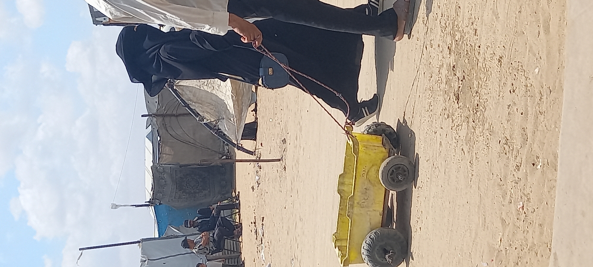 Daily life moments captured across Khan Yunis neighborhoods