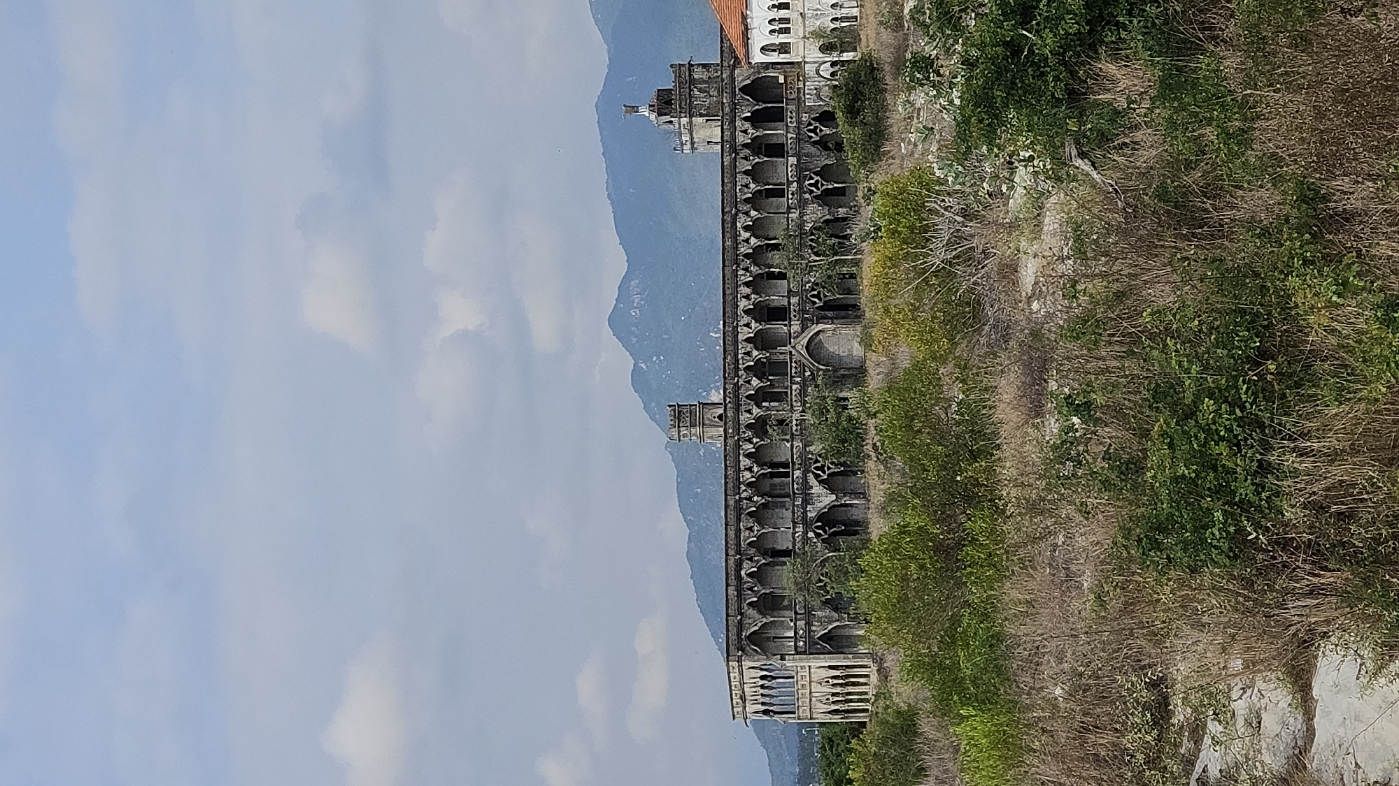 Abandoned ornate building documented in Cam Ranh, Vietnam