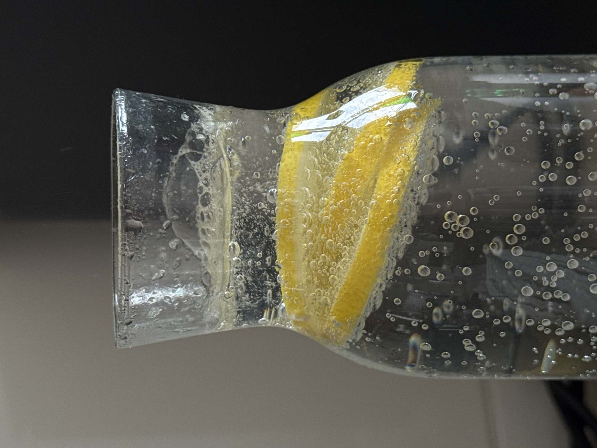 Lemon water preparation observed in Polje, Montenegro kitchen
