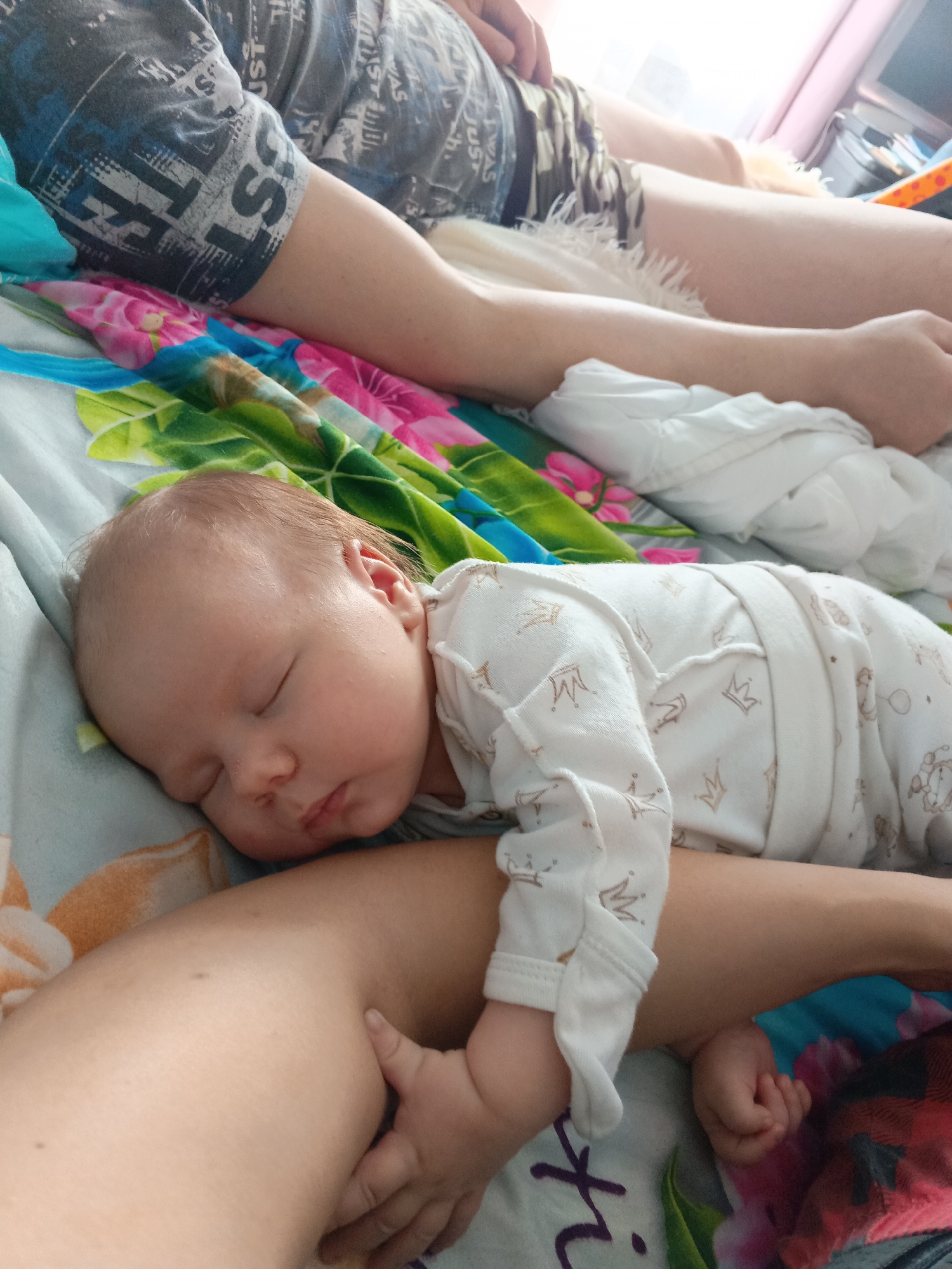 Family with newborn documented in quiet domestic moments