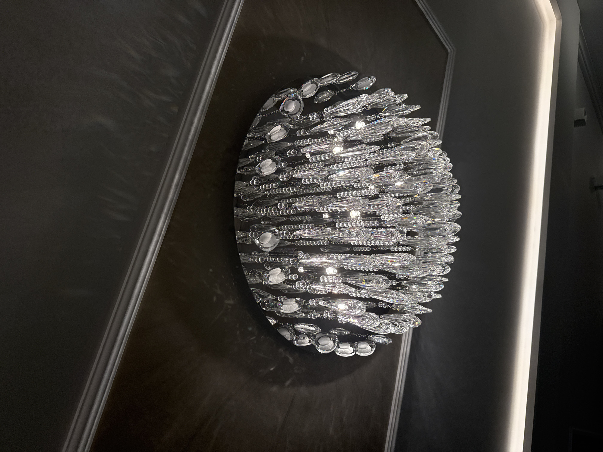 Luxury interior documented in Sofia establishment morning hours