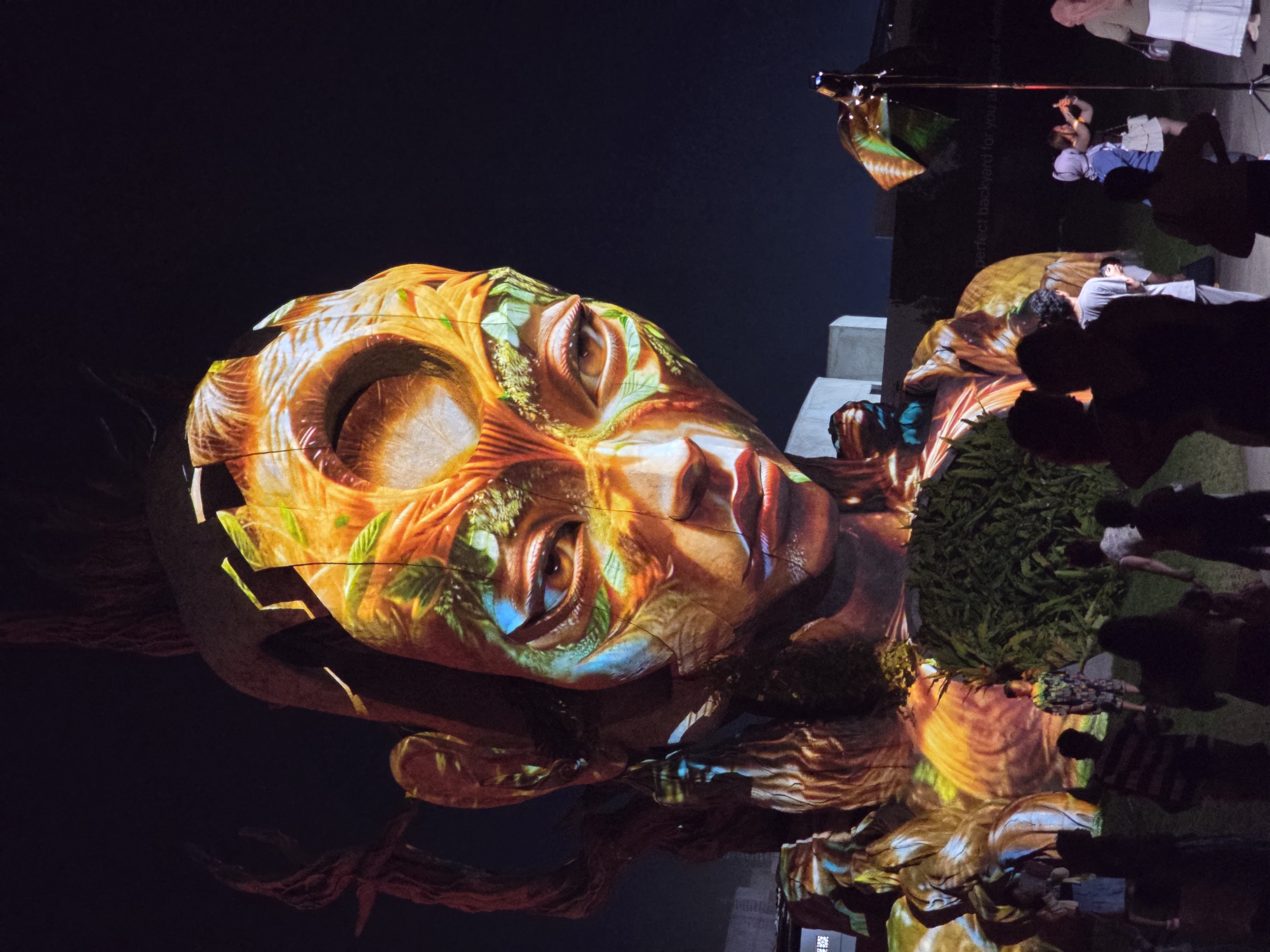 Light art installation draws crowds in Mengwi, Indonesia