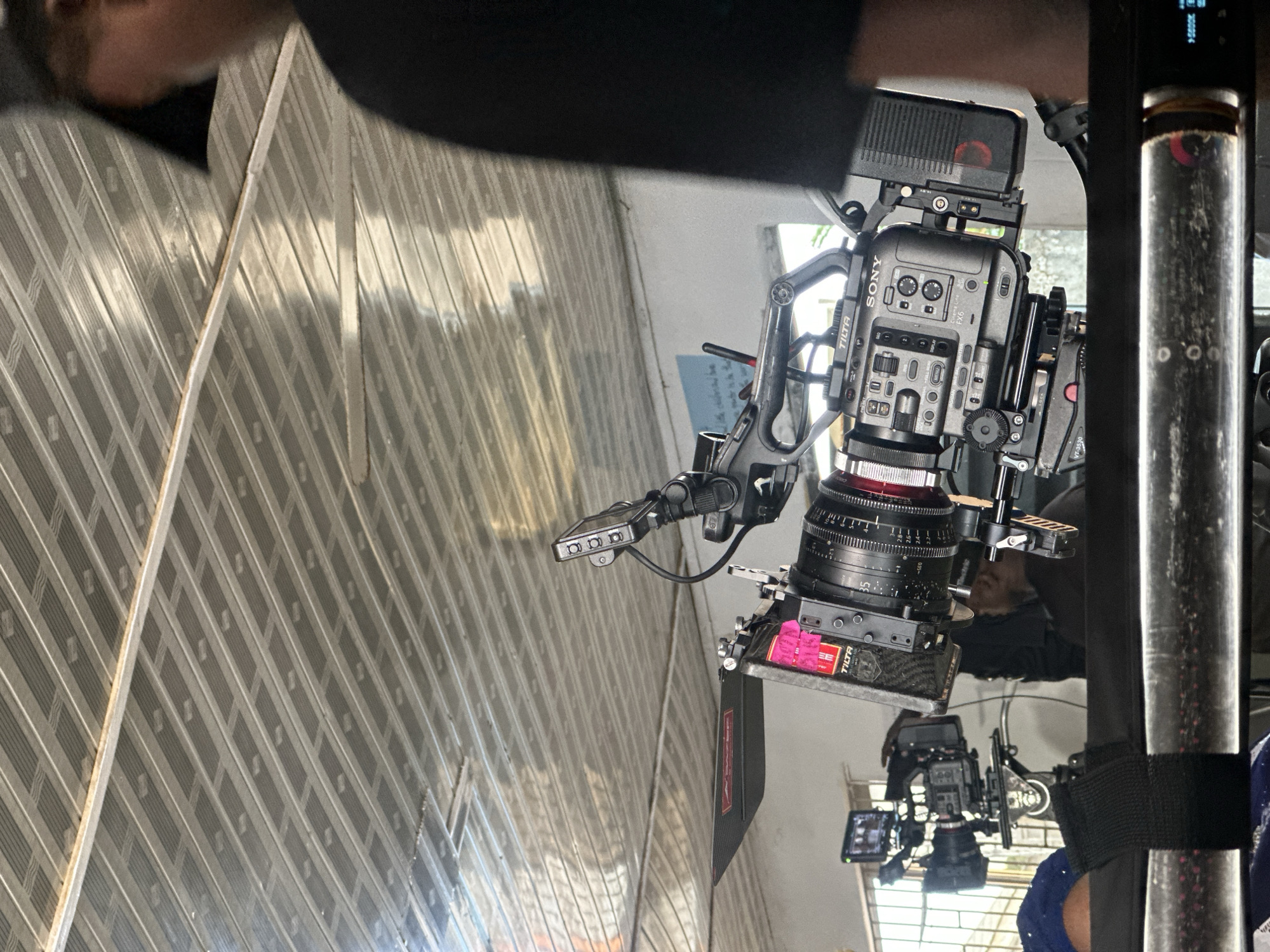 Film production documented across multiple Lagos locations Monday afternoon