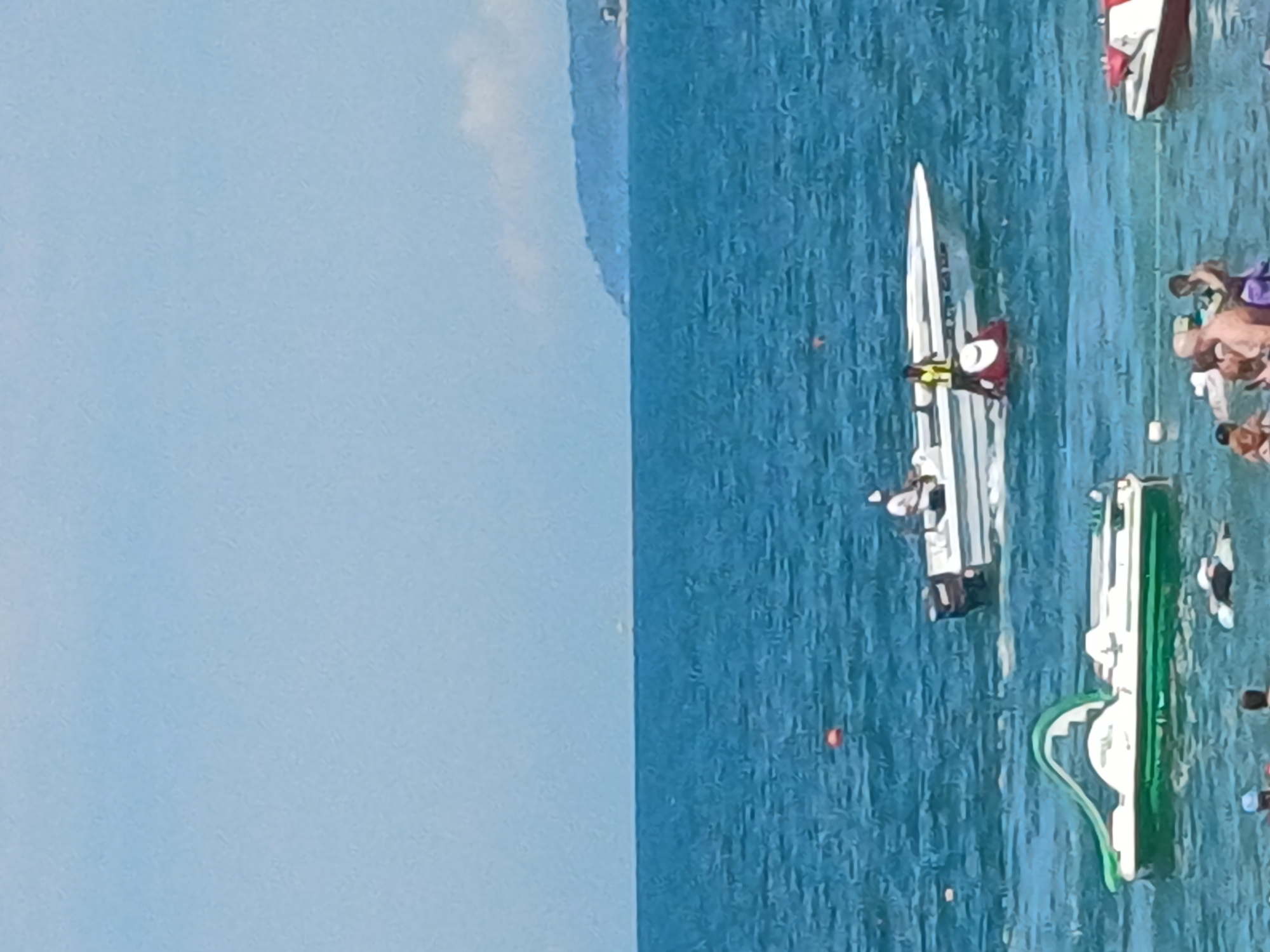 Sochi's Black Sea beach buzzing with boats and beachgoers
