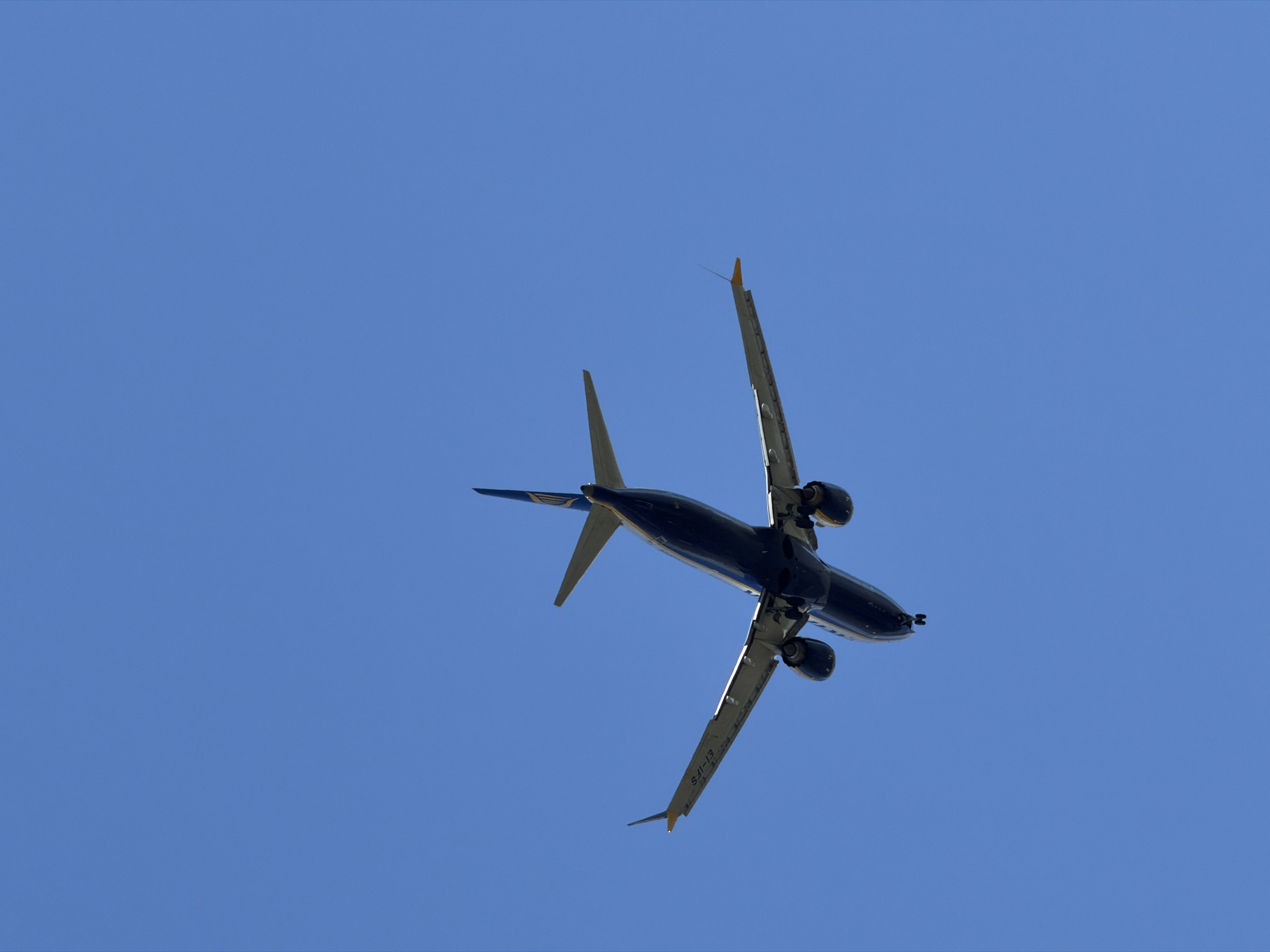 Aircraft spotted in flight over Burgas, Bulgaria