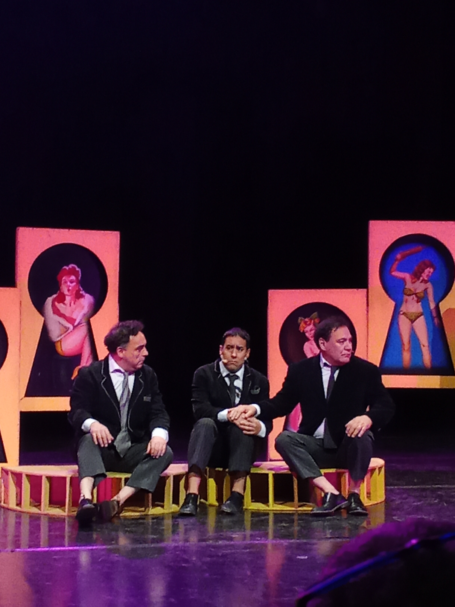 Theatrical Performance with Keyhole Props Staged in Providencia Chile