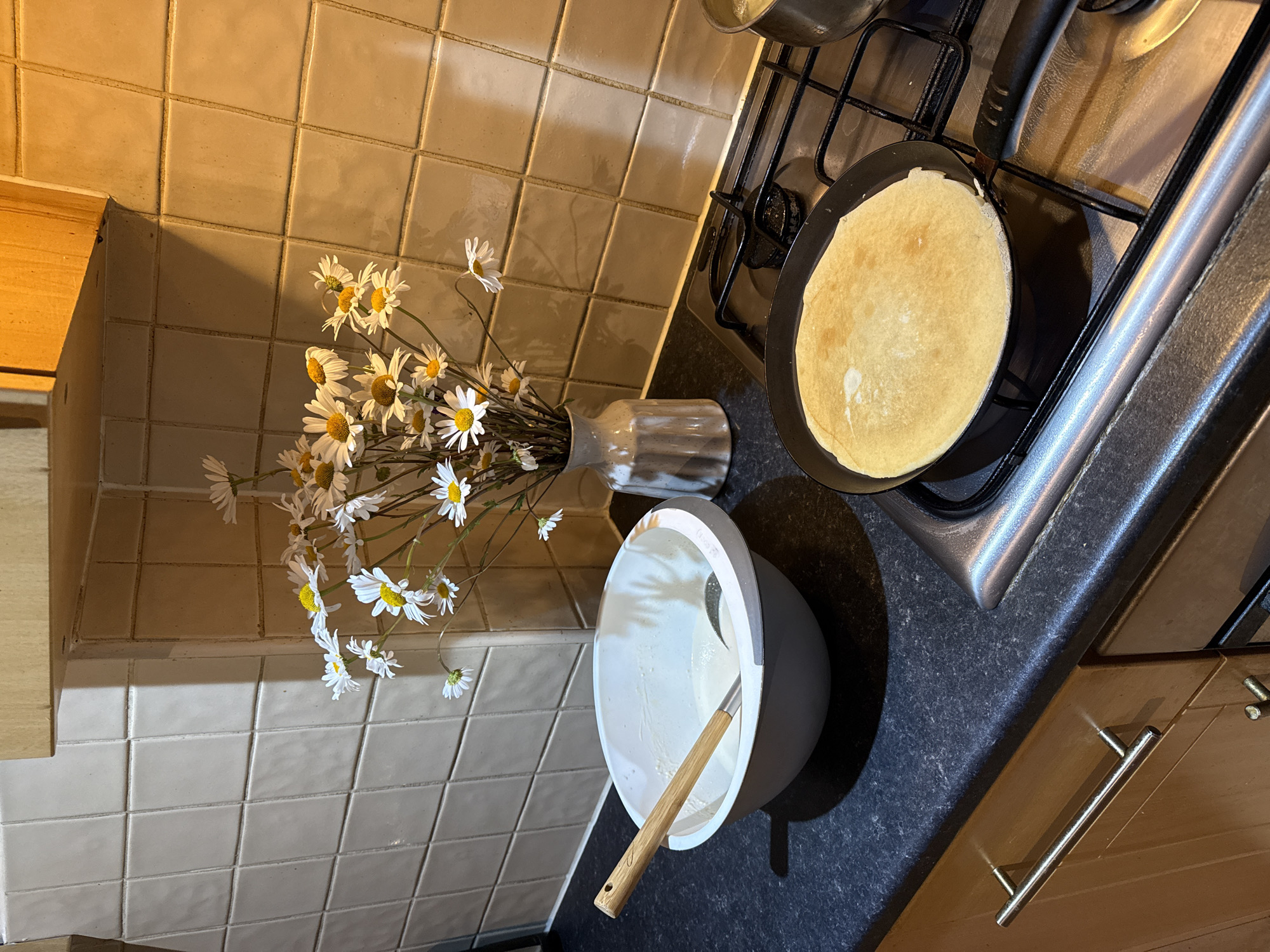 Kitchen cooking scene documented in Great Yarmouth