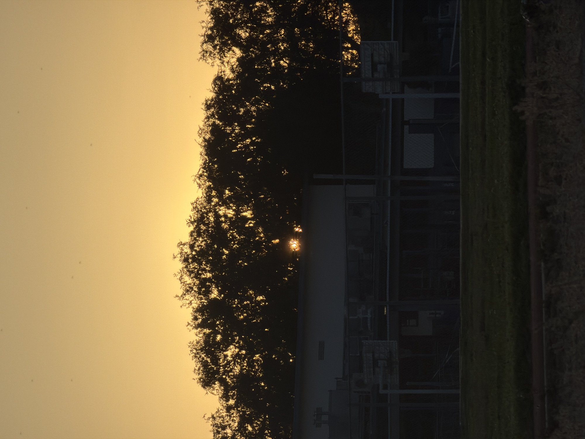 Sunset moments captured at Burbank recreational area