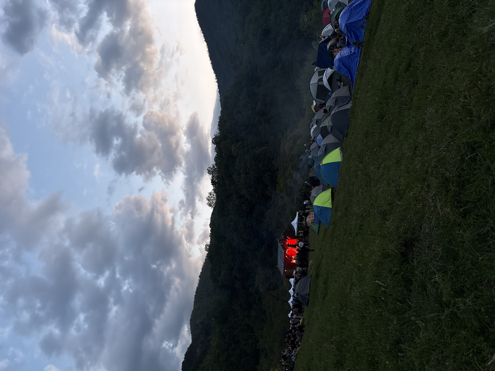 Evening festival observed in mountainous Maglic, Serbia