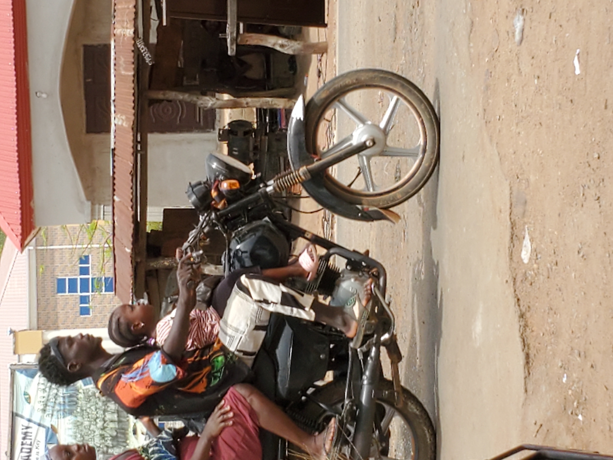 Morning street life documented in Mararaba, Nigeria