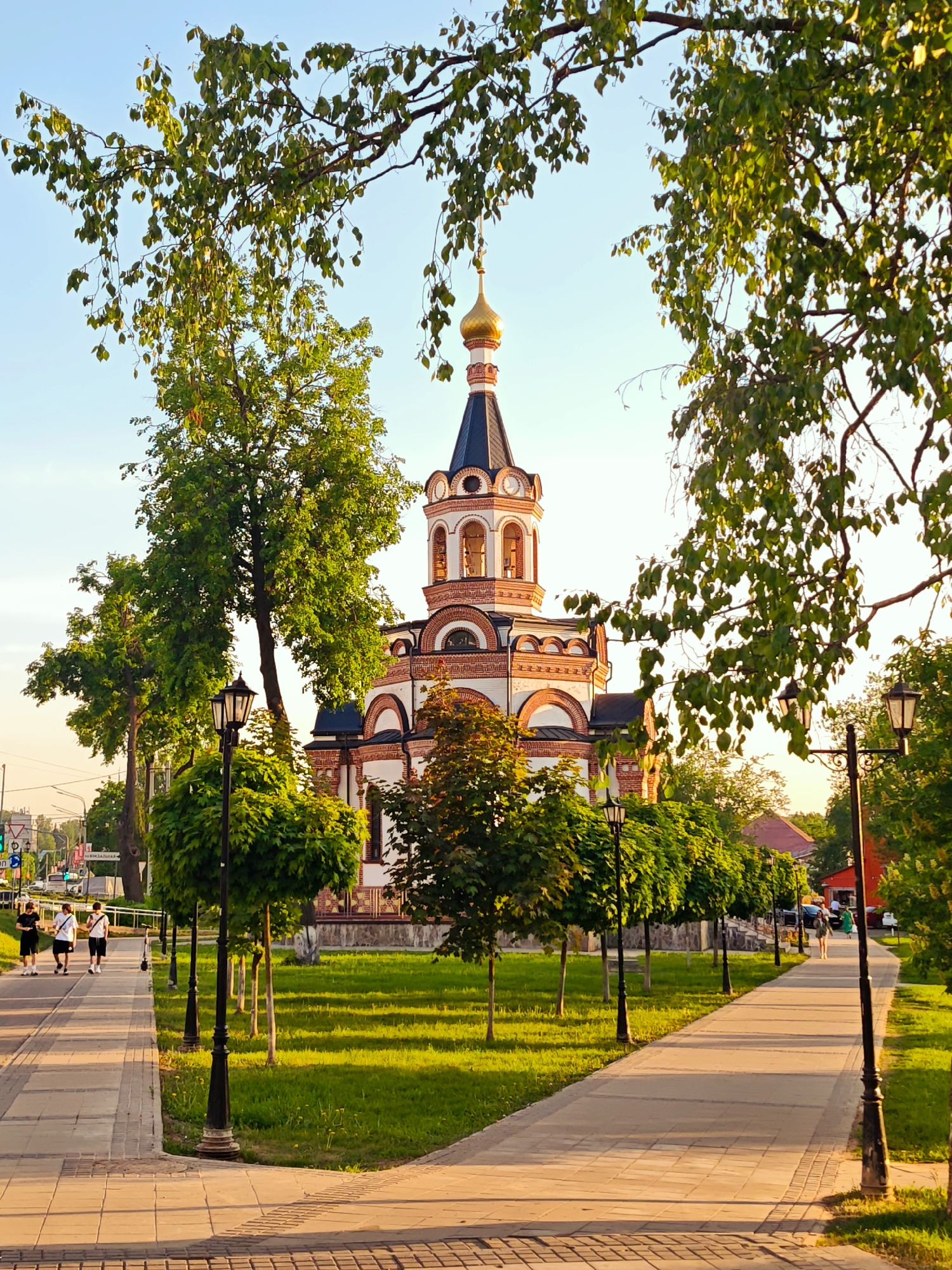 Witness documents various Dmitrov city landmarks and transit hubs