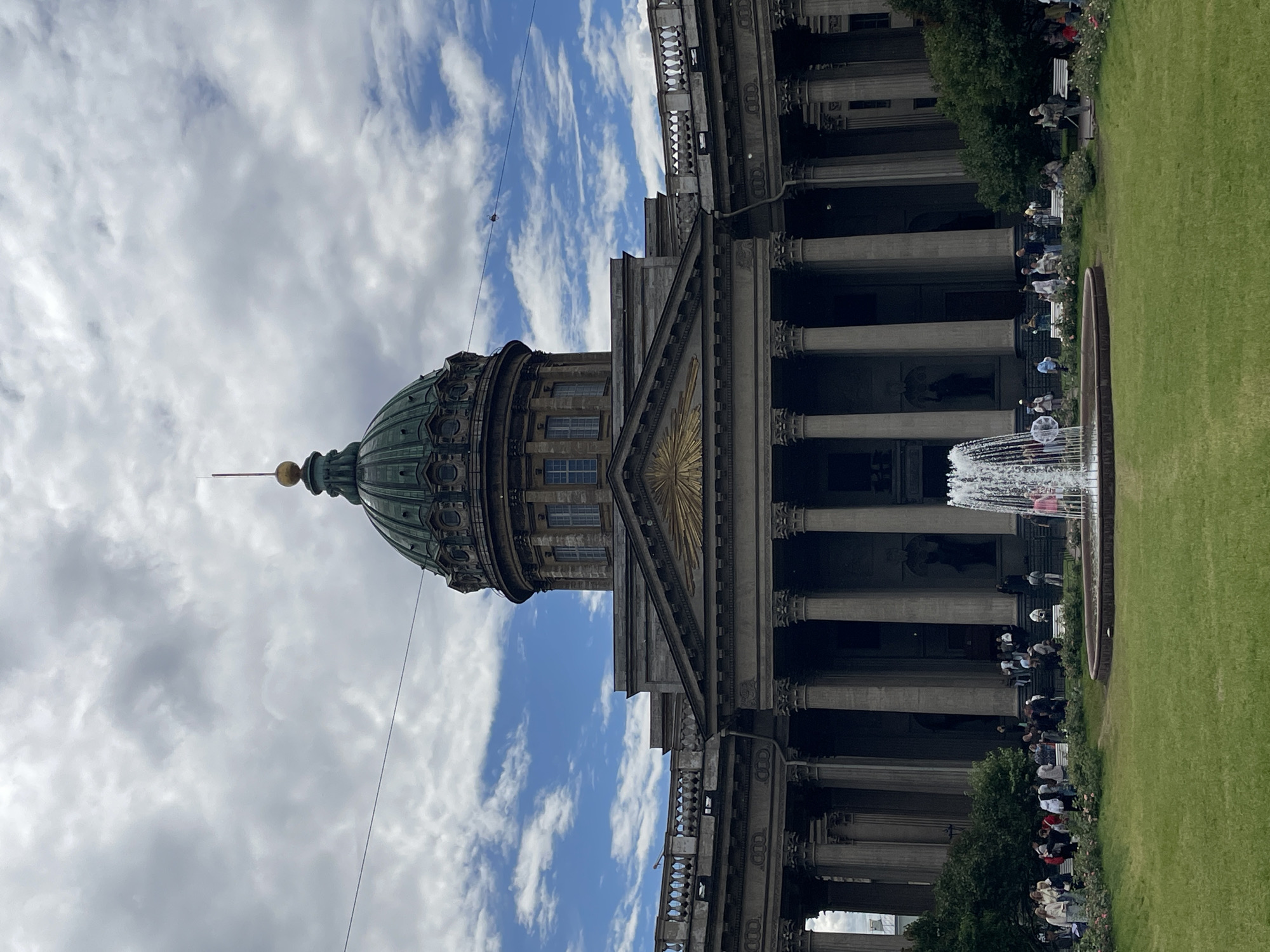 Summer morning around Kazan Cathedral and Saint Petersburg's bridges