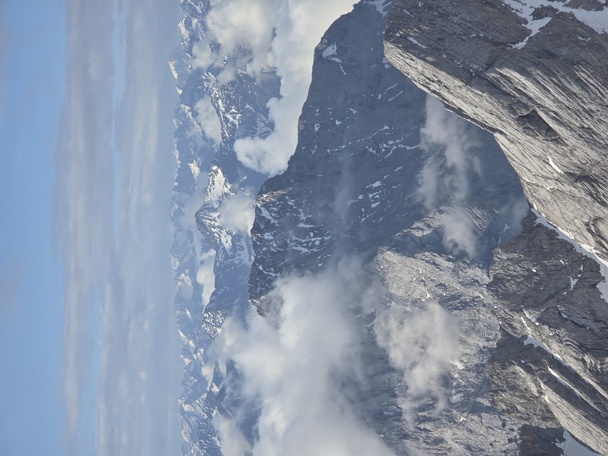 Mountain panorama documented in Grainau, Germany early morning