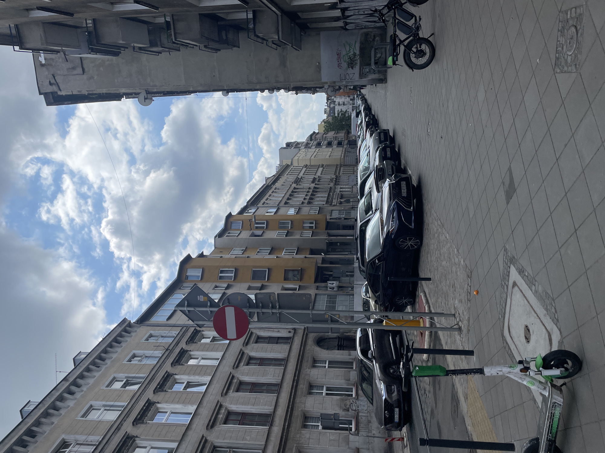 Morning street scenes documented across central Wrocław, Poland