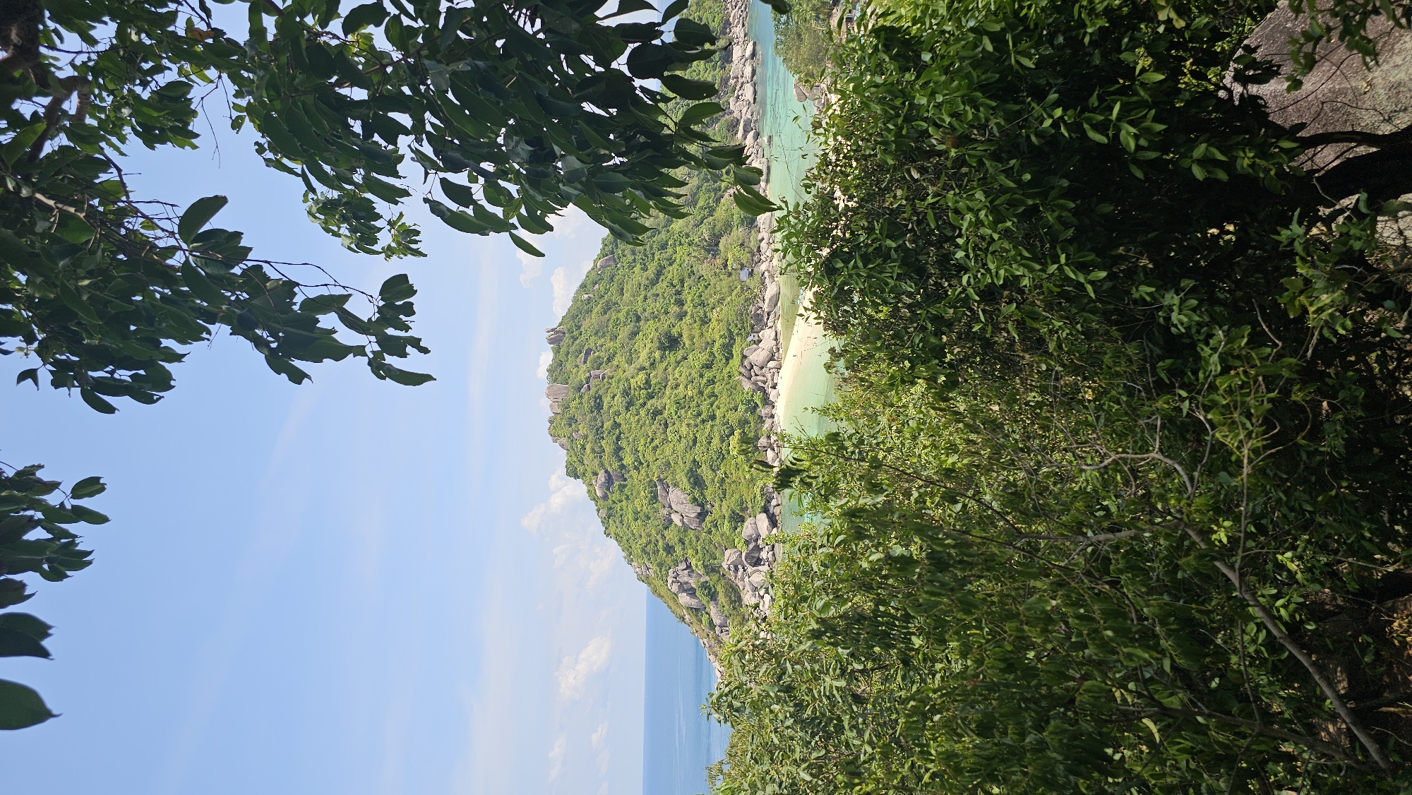Group gathers at rocky Ko Tao headland before dawn