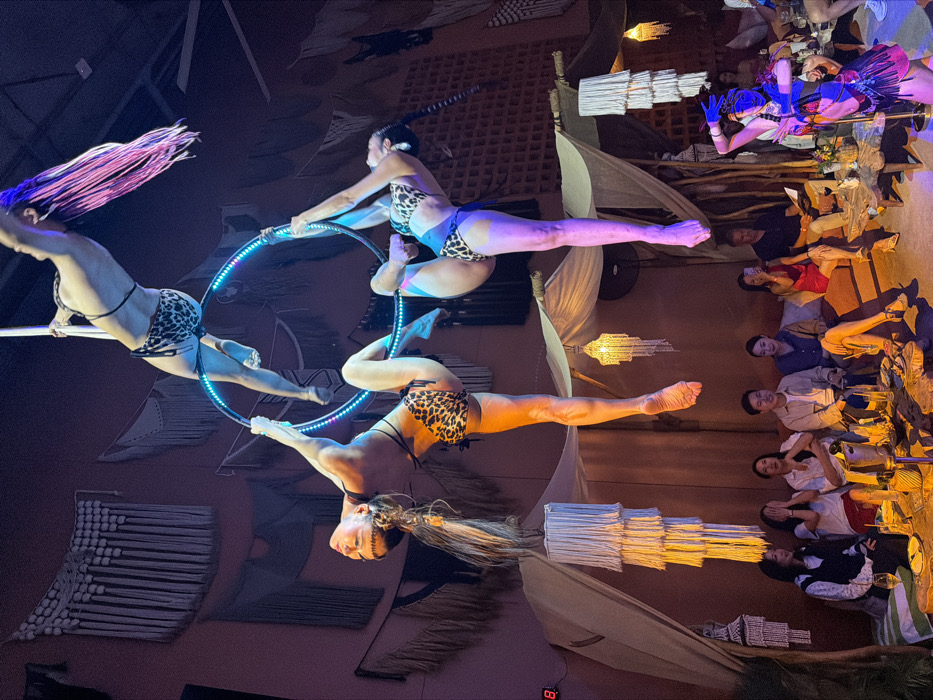 Bangkok Entertainment Venues Host Aerial Acrobatics Performances