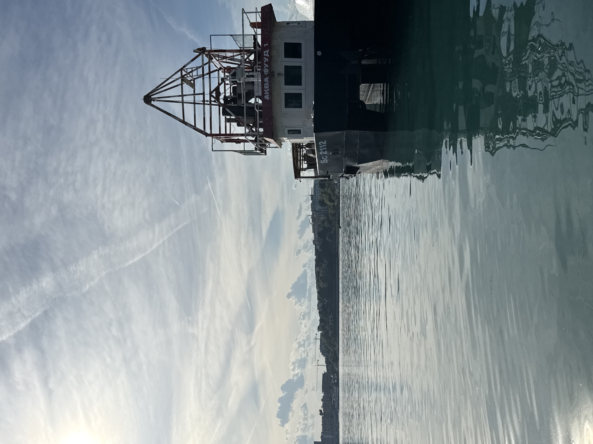 Fishing boats moored in calm waters at Nesebar harbor