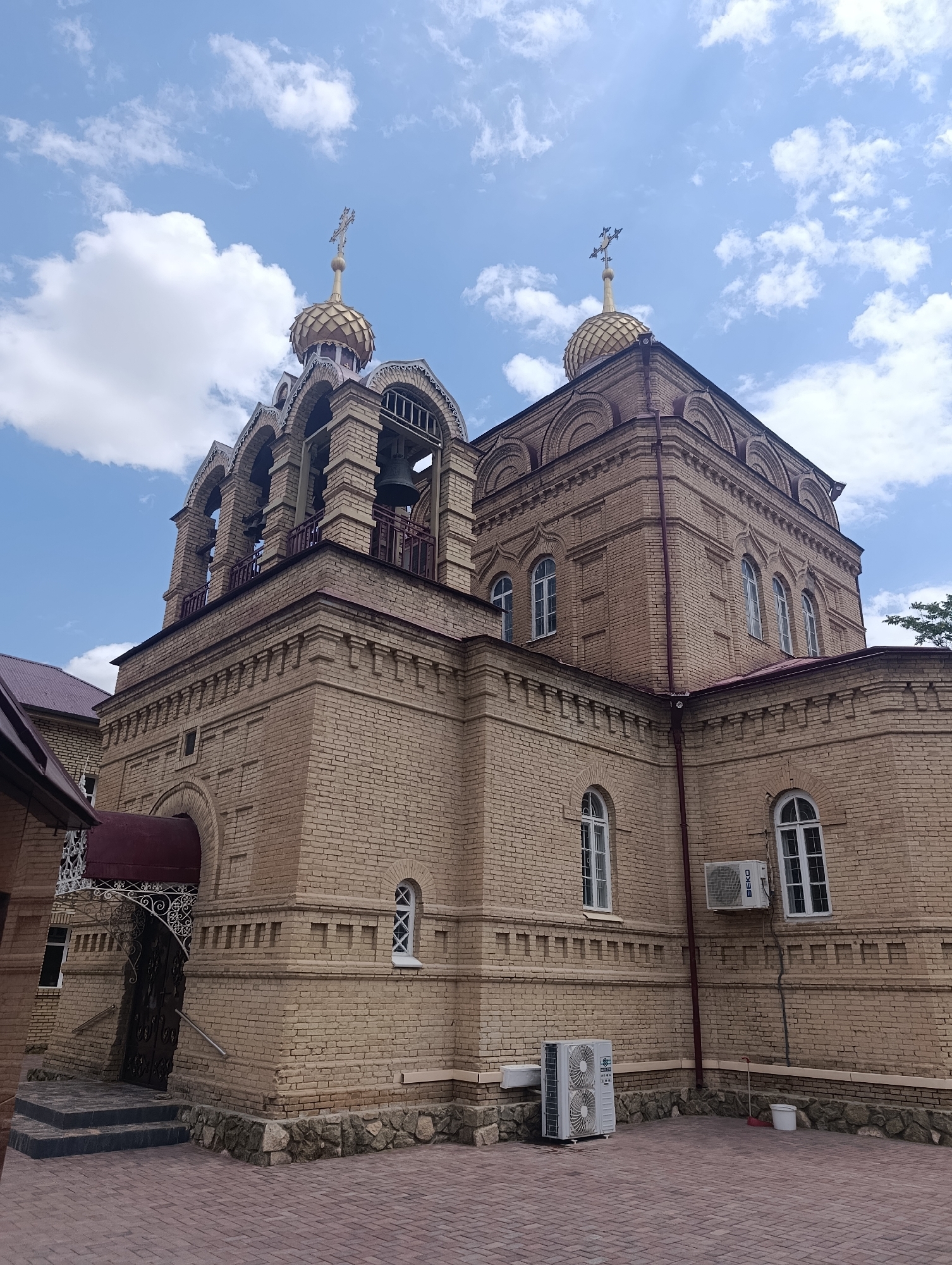 Orthodox church and everyday details around Ashgabat