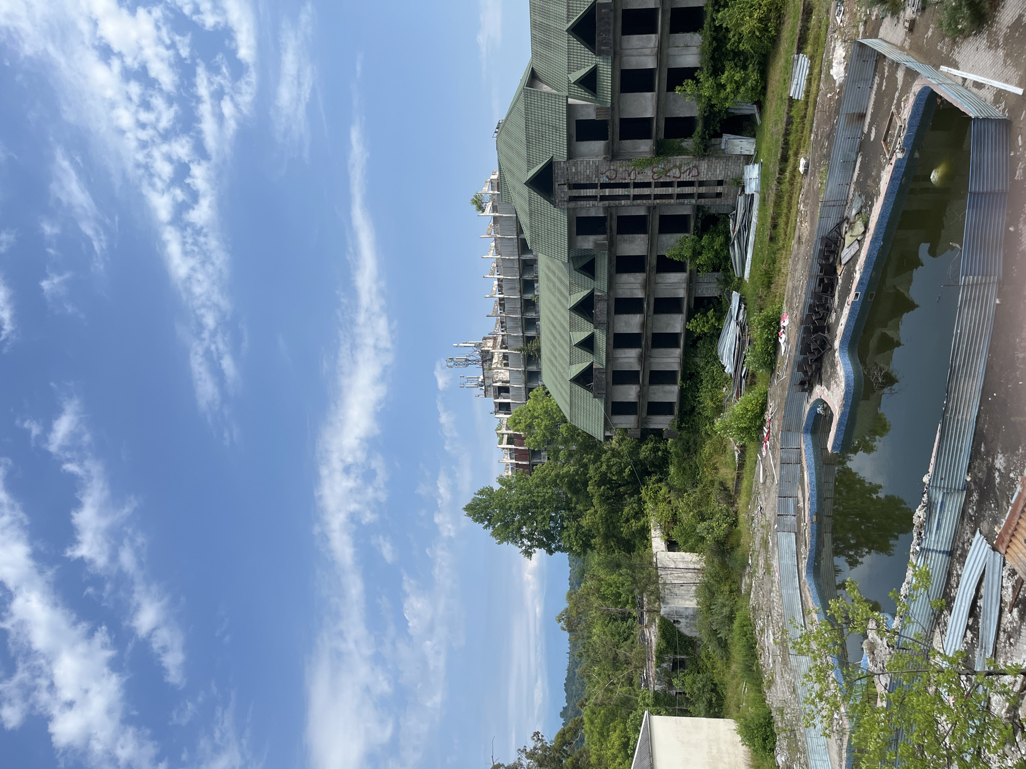 Abandoned resort complex sits idle in Ureki, Georgia