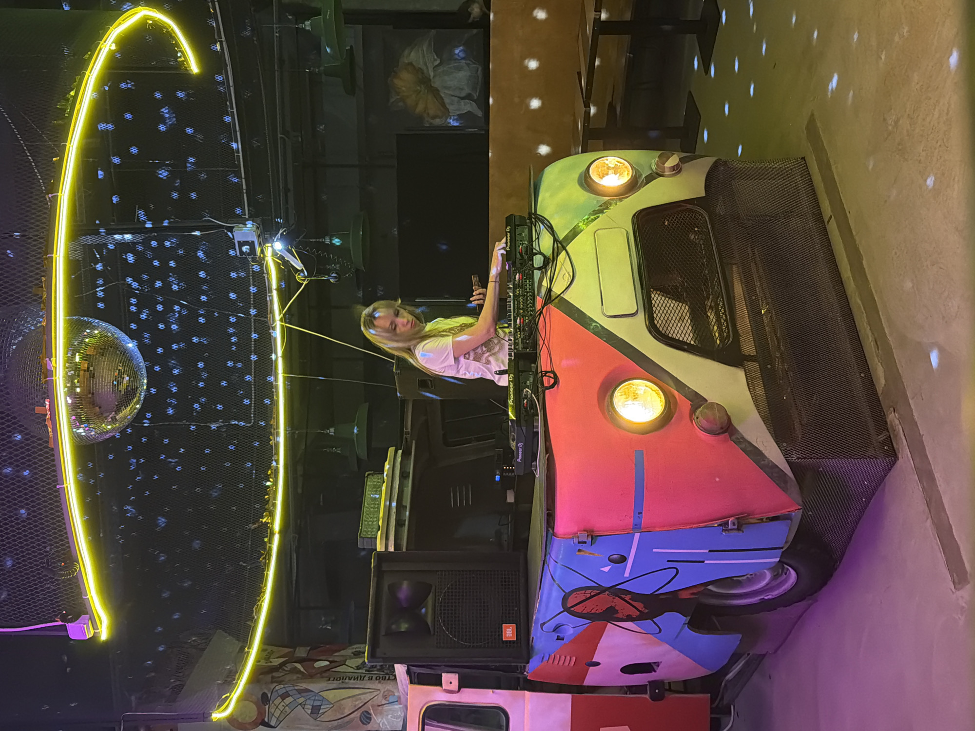 Art installations and nightlife documented across Saint Petersburg morning