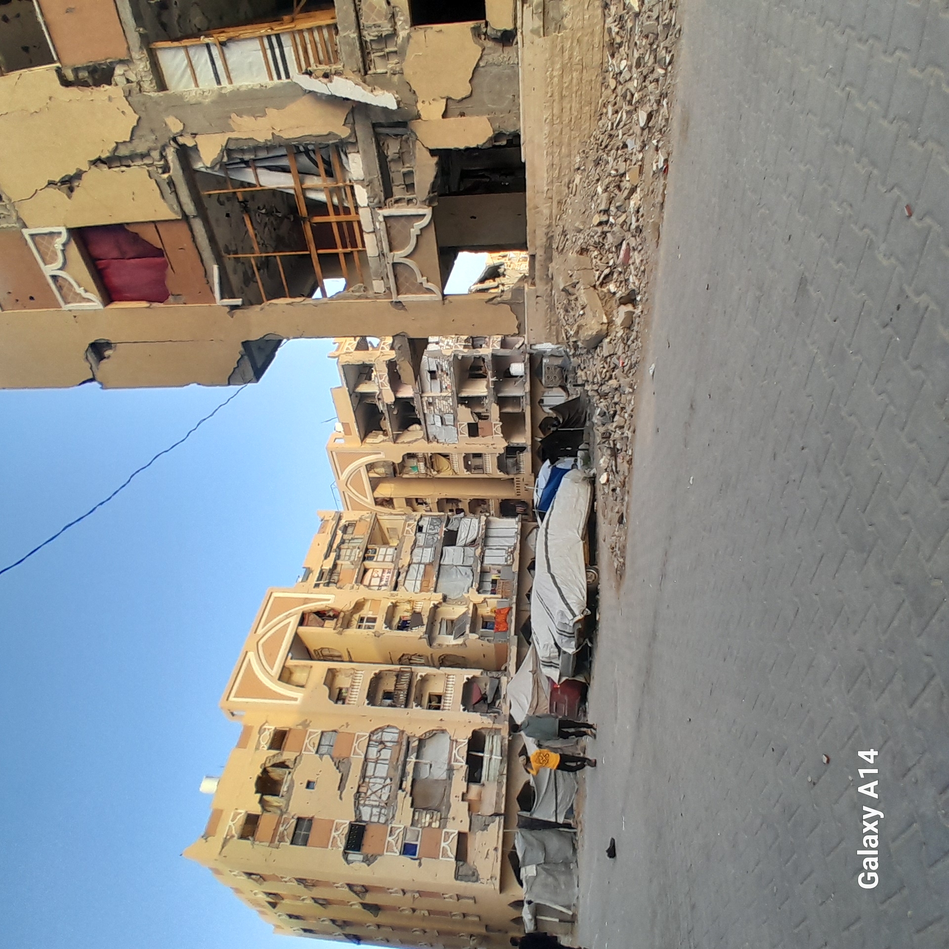Extensive damage and displacement camps documented in Khan Yunis