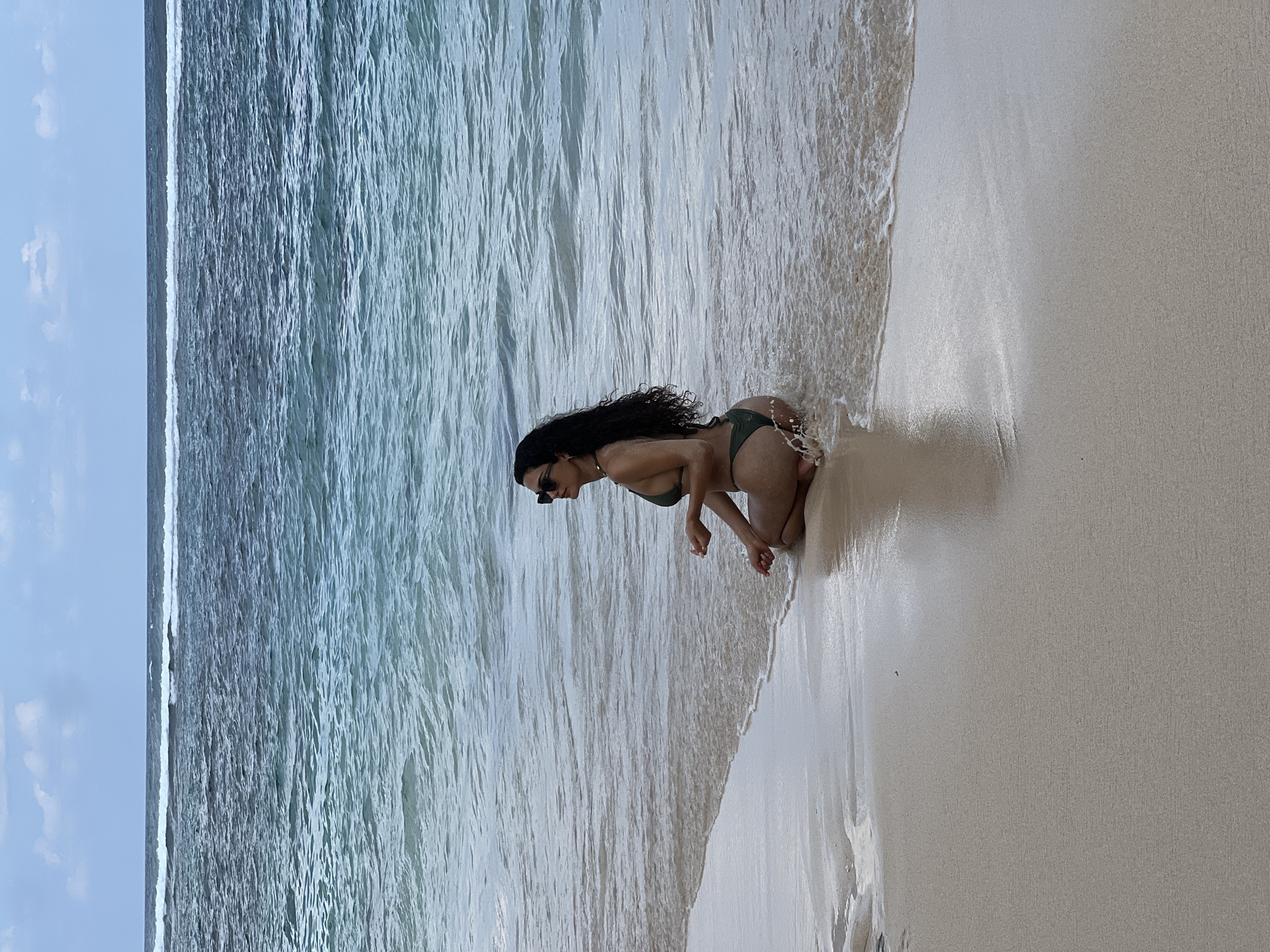Morning beach sports activities observed in Kuta Selatan