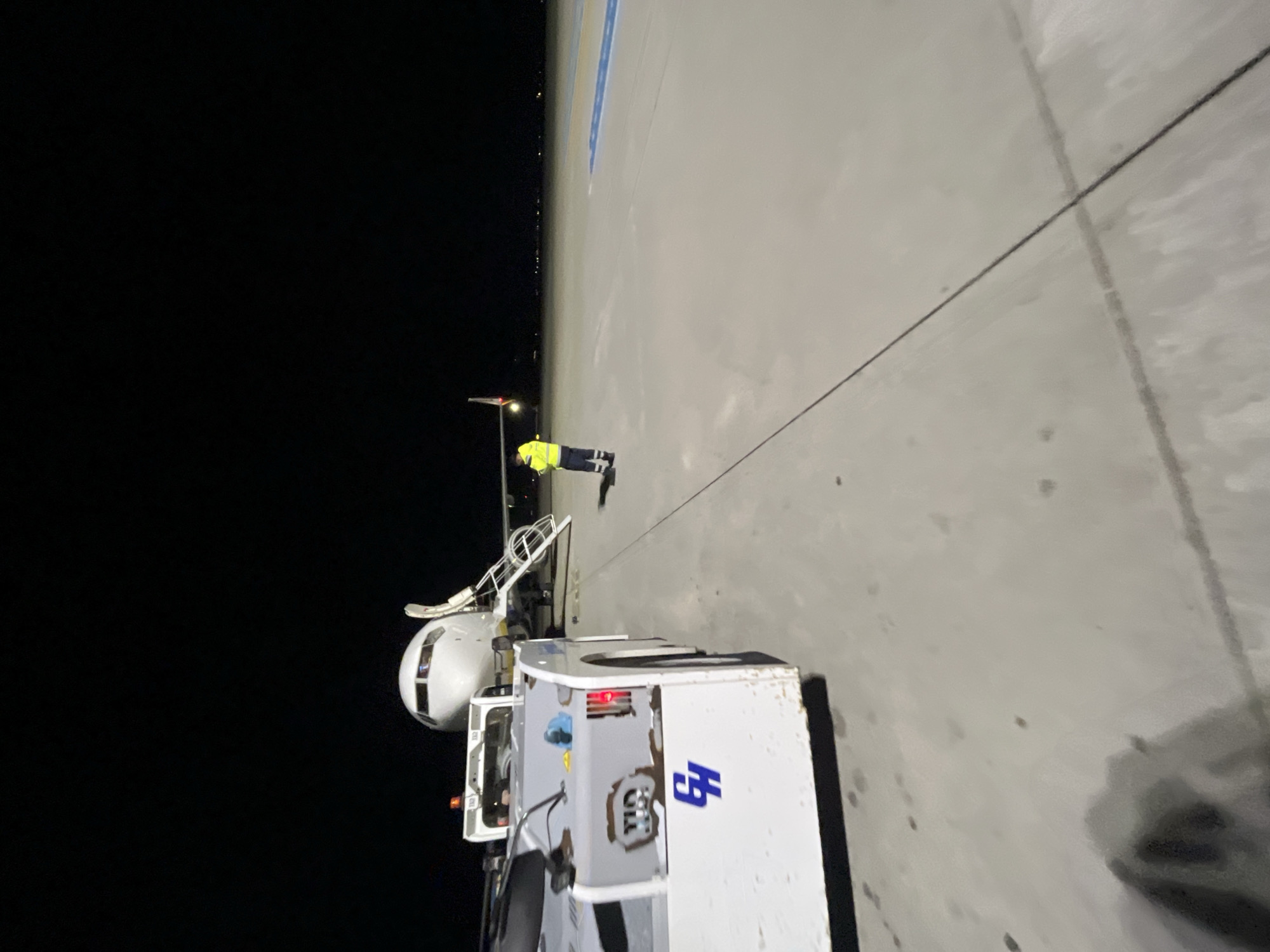 Night maintenance operations observed at Sofia Airport