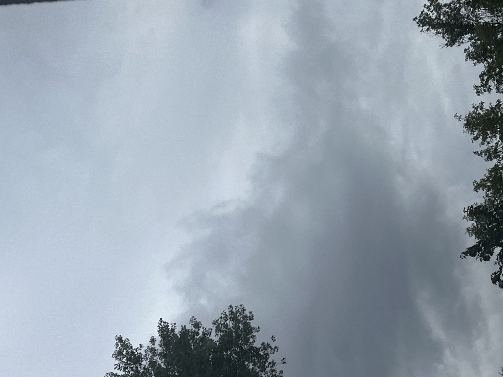 Storm clouds gather over Warsaw's summer skyline