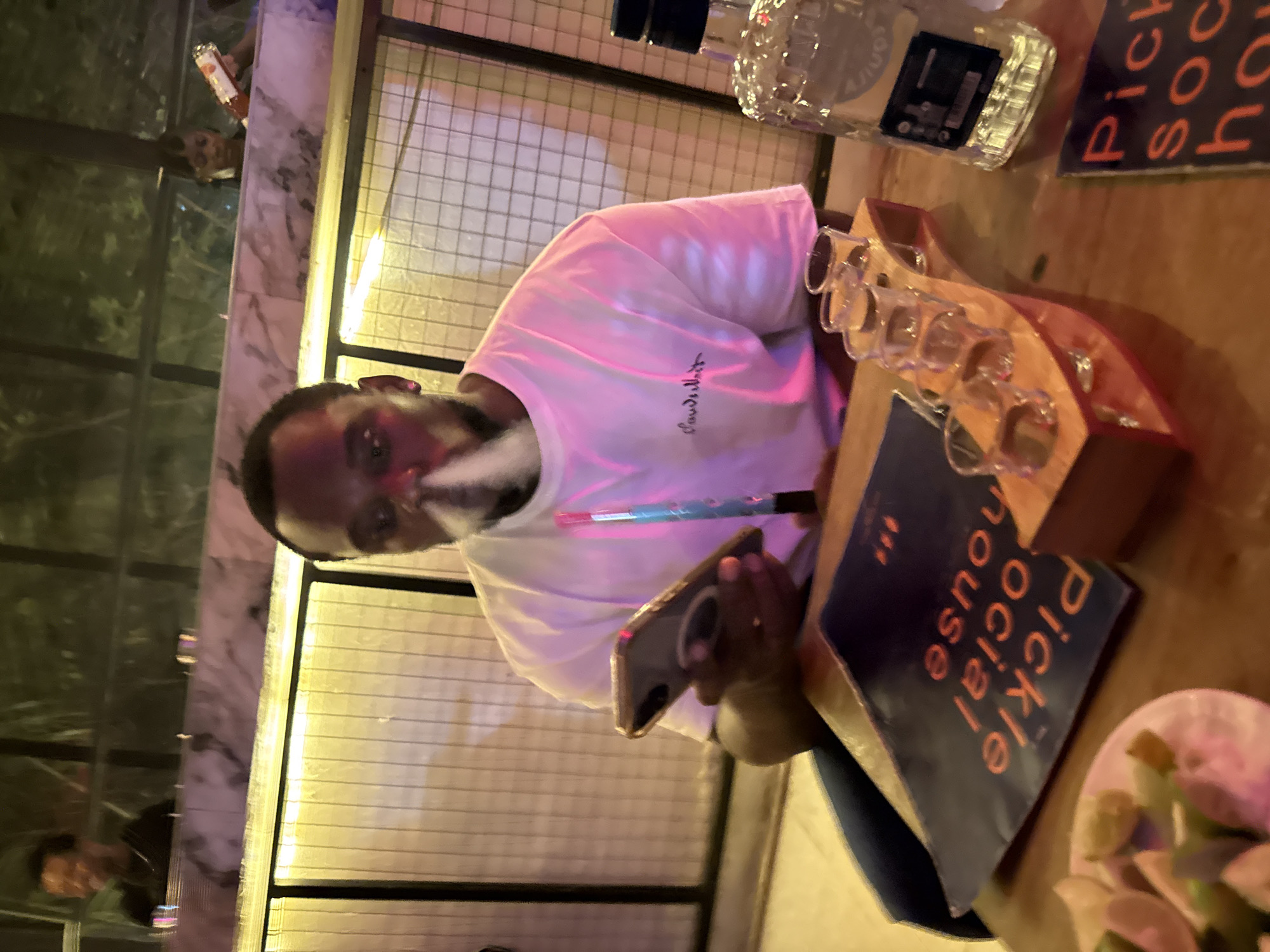 Evening out at an Abuja bar, shots and shisha all around