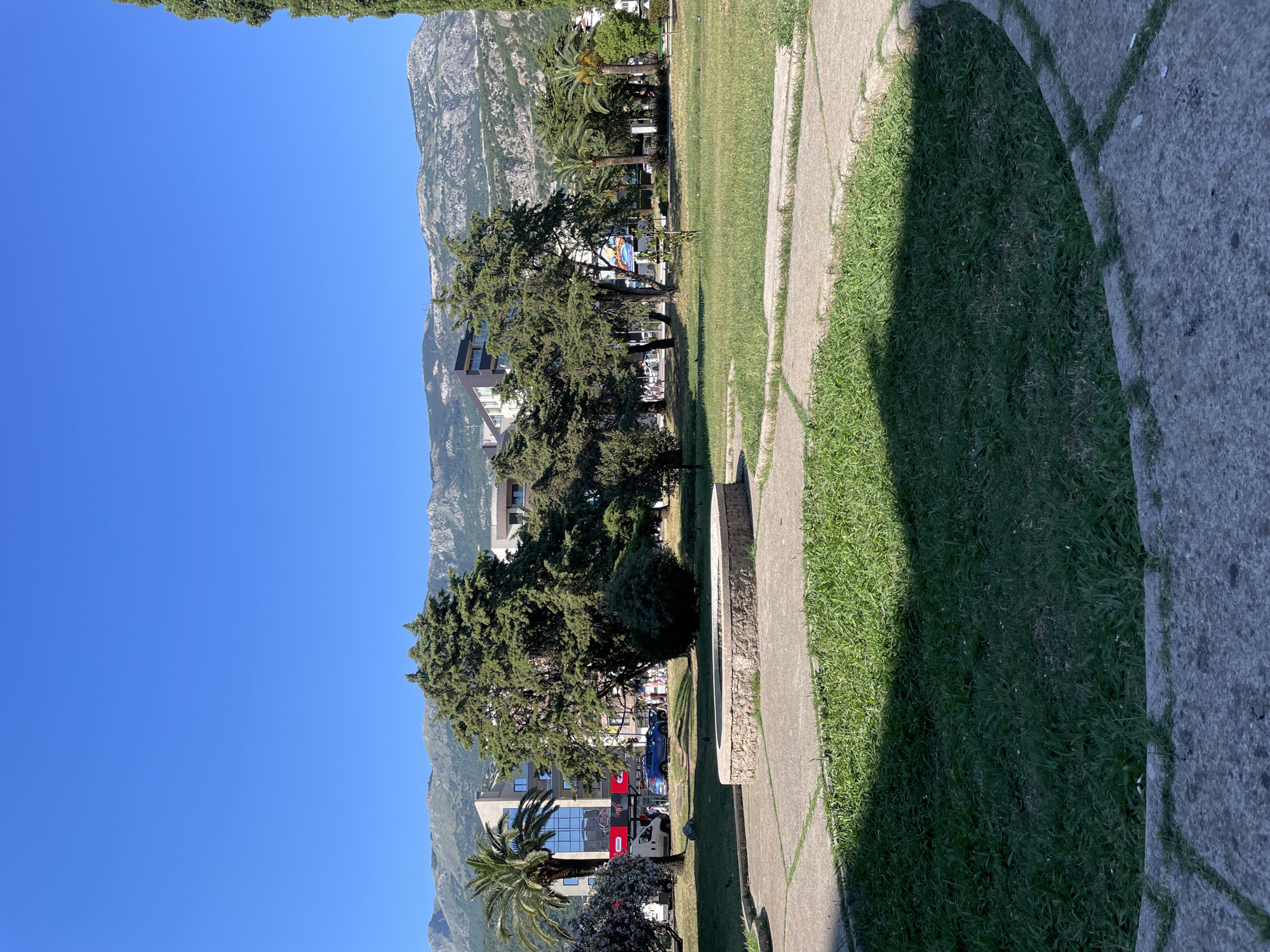 Sunny afternoon wandering Budva's streets, parks, and animals