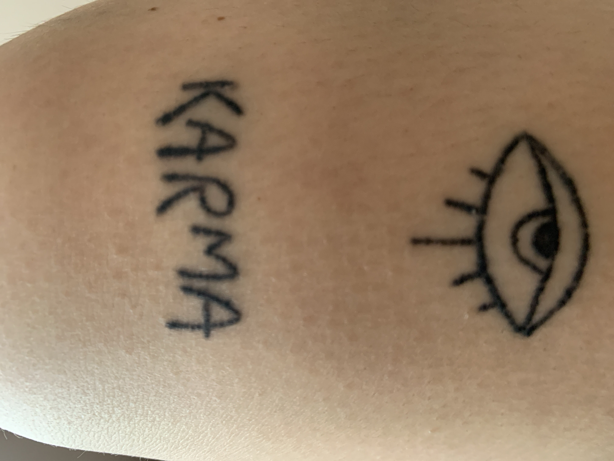 Personal moments: tattoo, soup, and cat documented Sunday afternoon