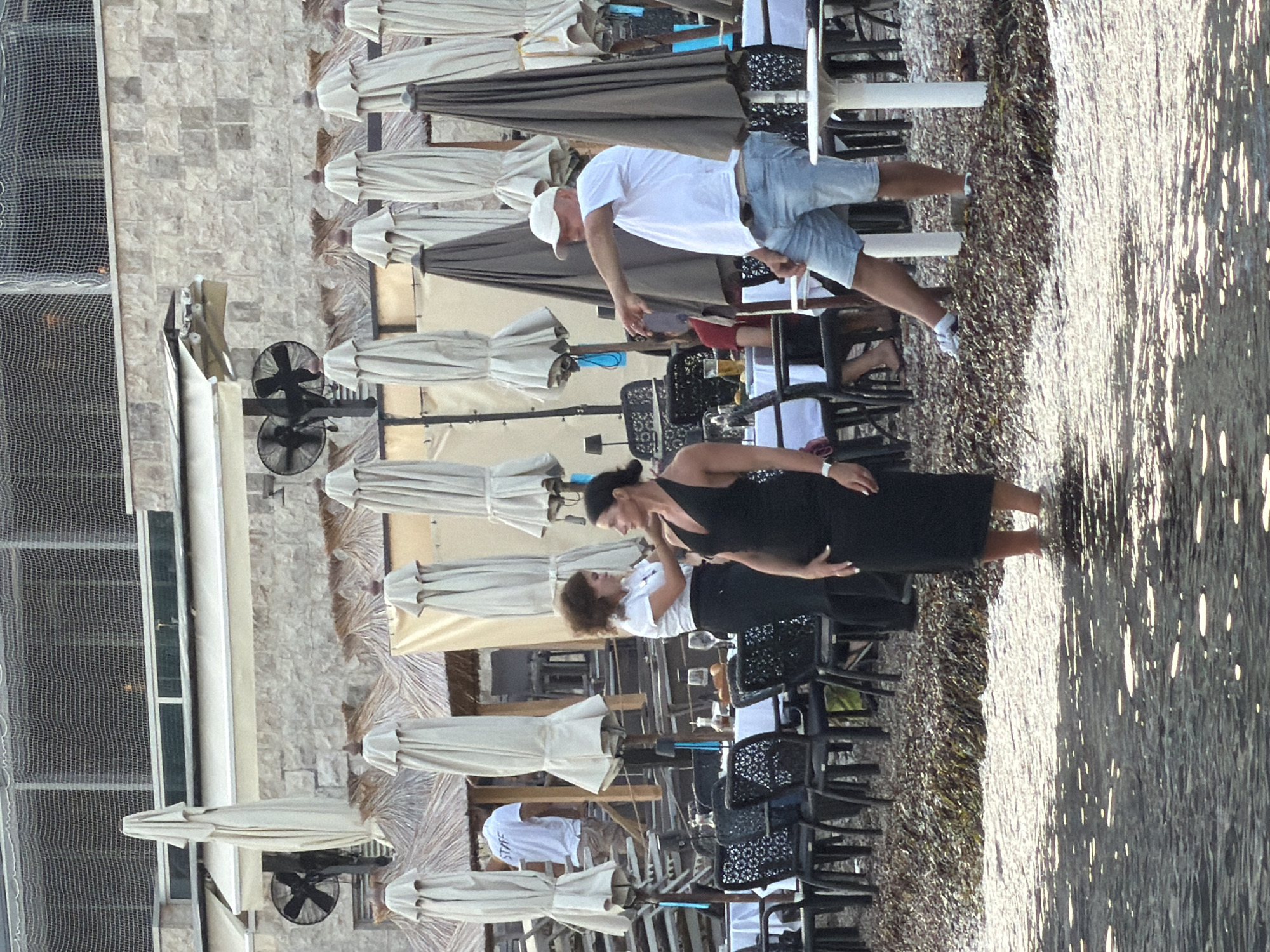Budva summer evening: beach to old town to harbor at dusk