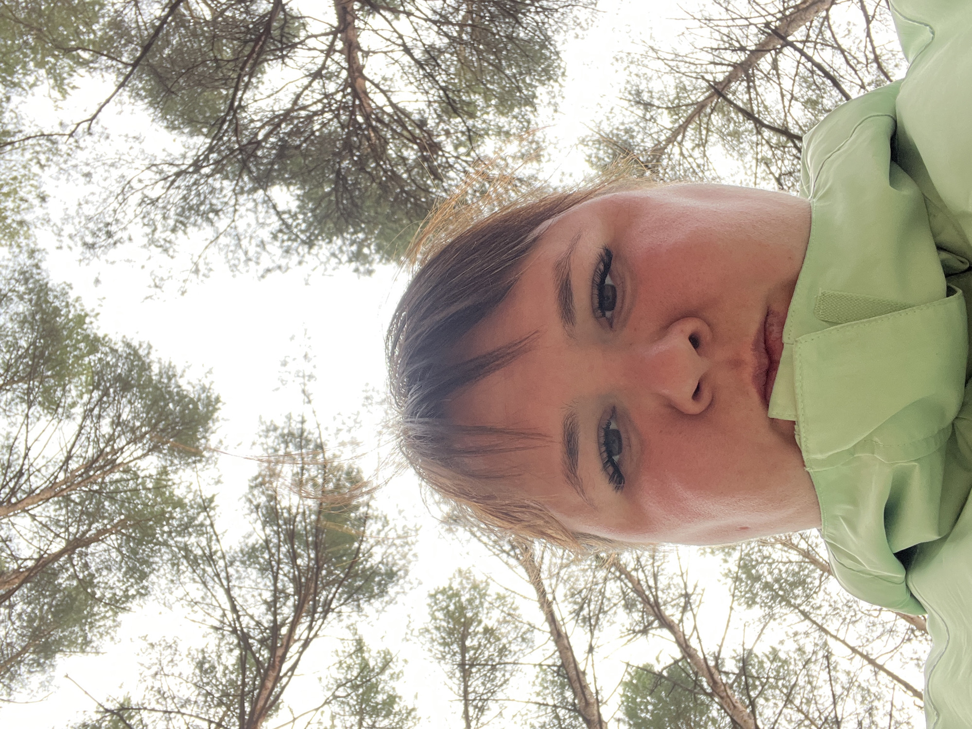 Photography session documented in Chaikovsky forest area