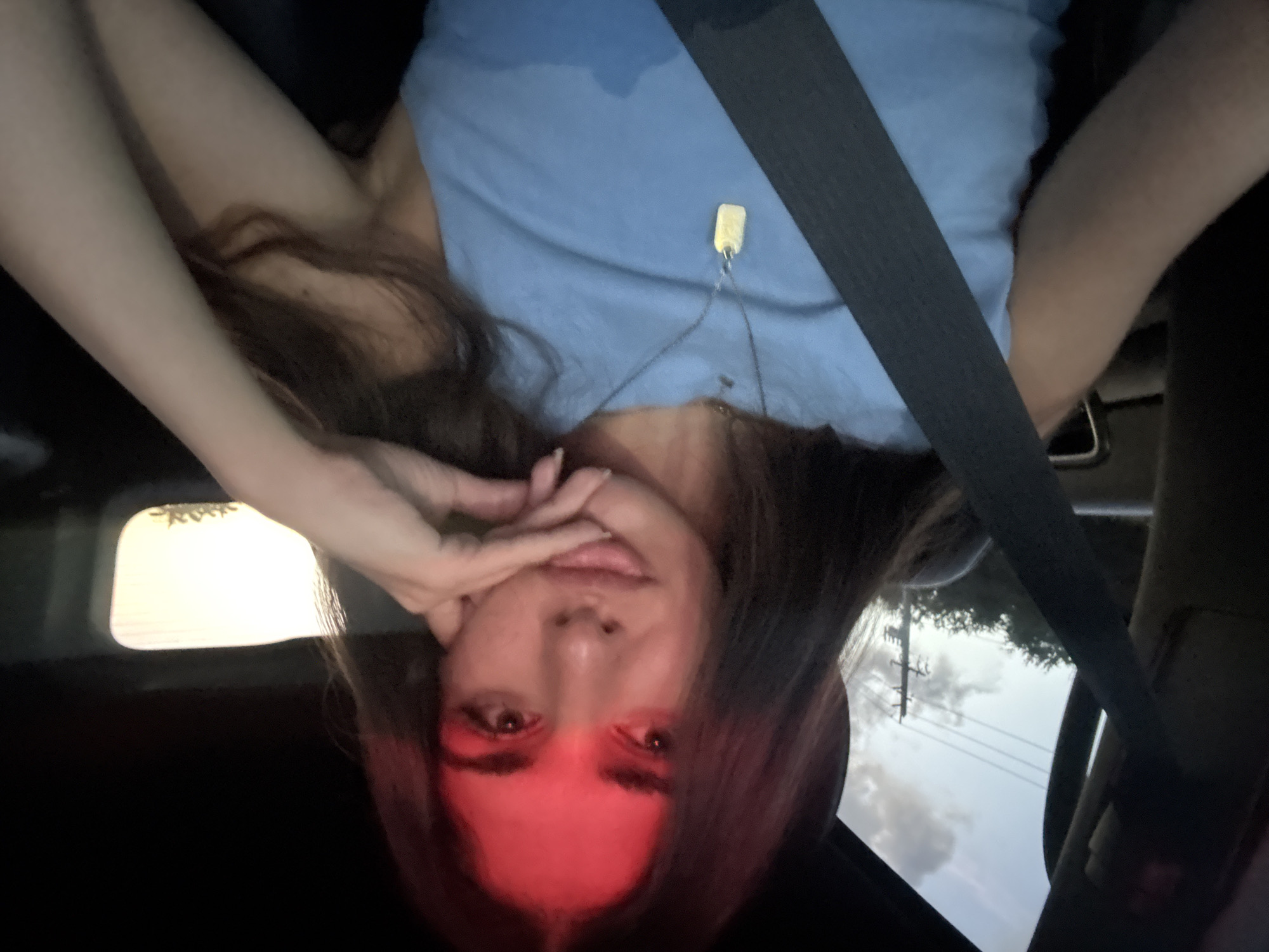 Woman Takes Late-Night Car Selfies in Boca Raton
