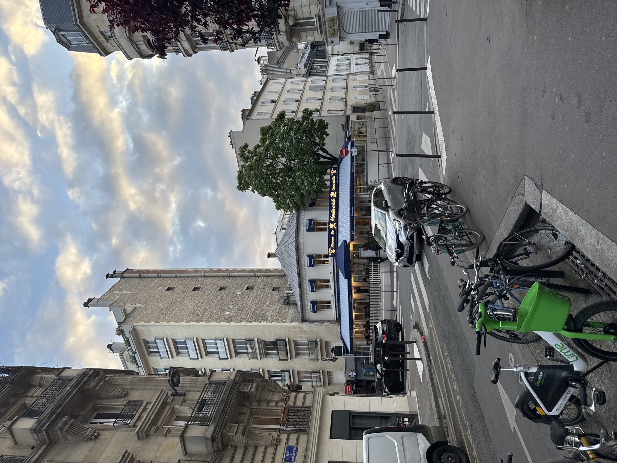 Paris street scenes captured by witnesses near Creole restaurant